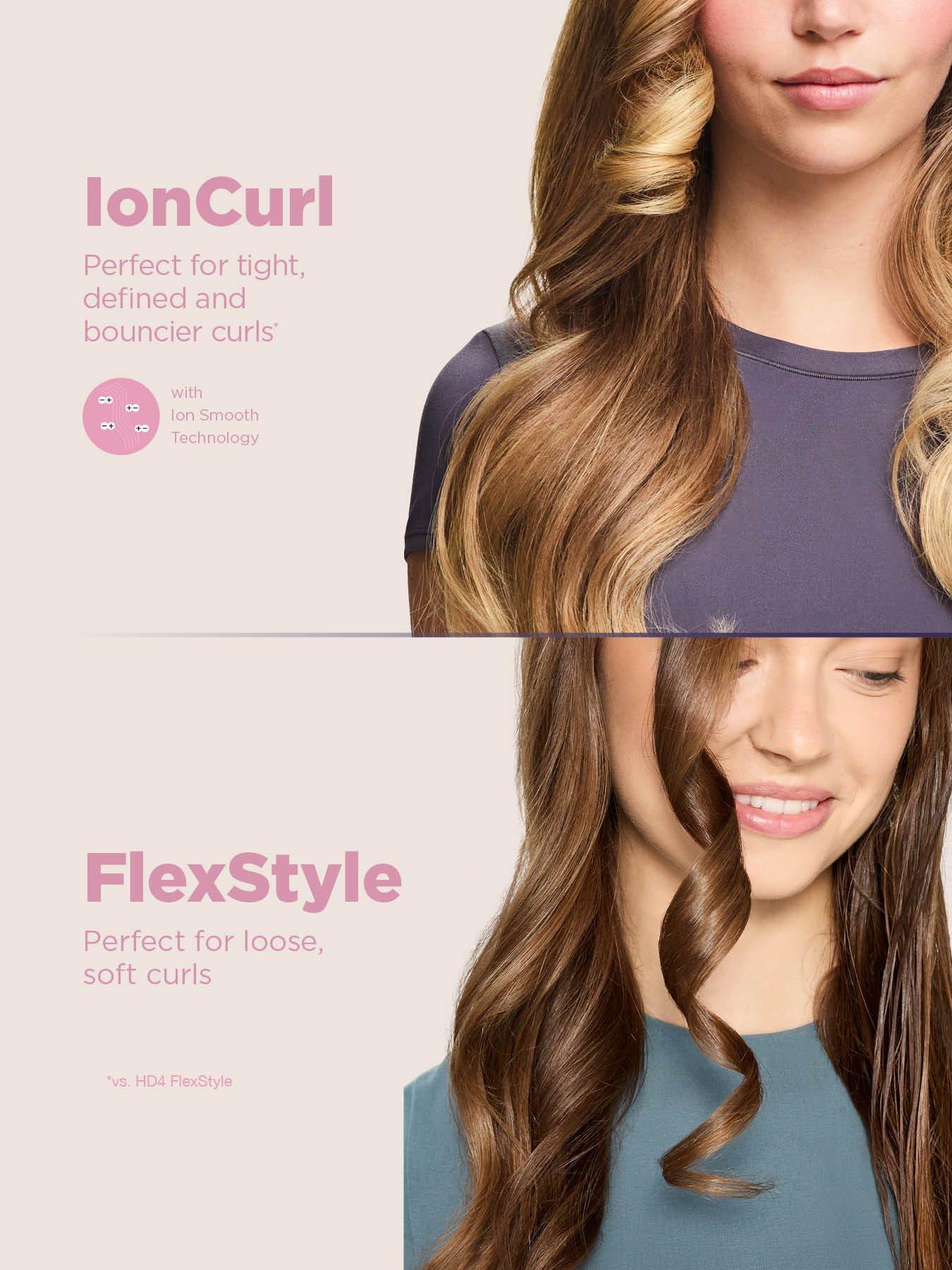 Image 5 of 7 of Shark FlexStyle IonCurl Ion Air Drying, Curling and Styling System - Pink HD850UKPK