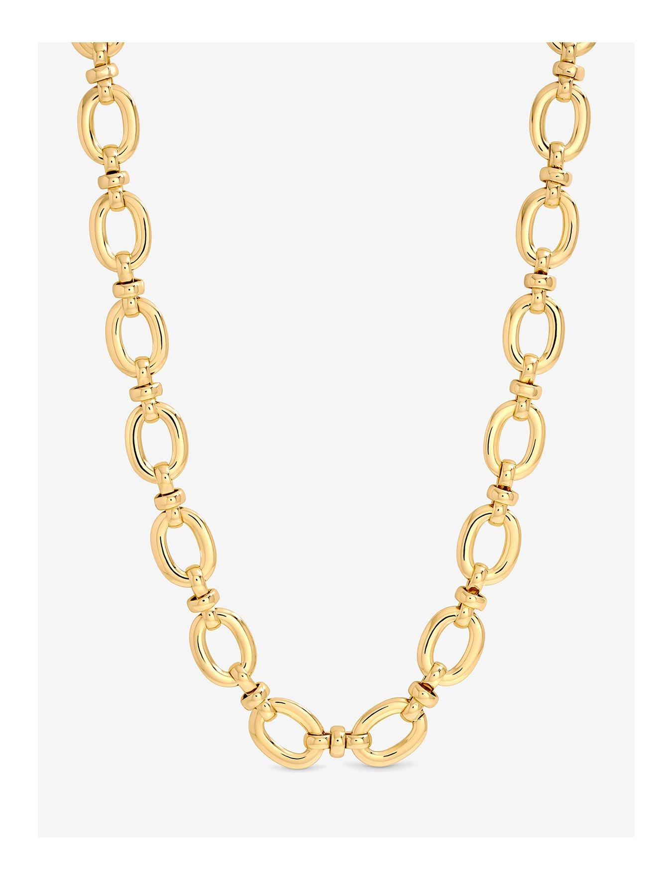 Jon Richard Gold Plated Open Link Necklace