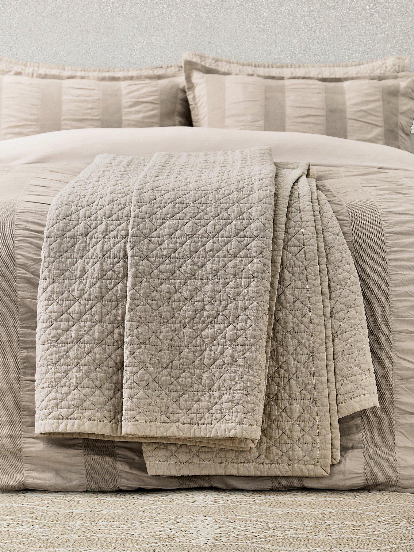 Bedeck of Belfast Stonewashed Cotton Throw 230X250Cm Soft Linen