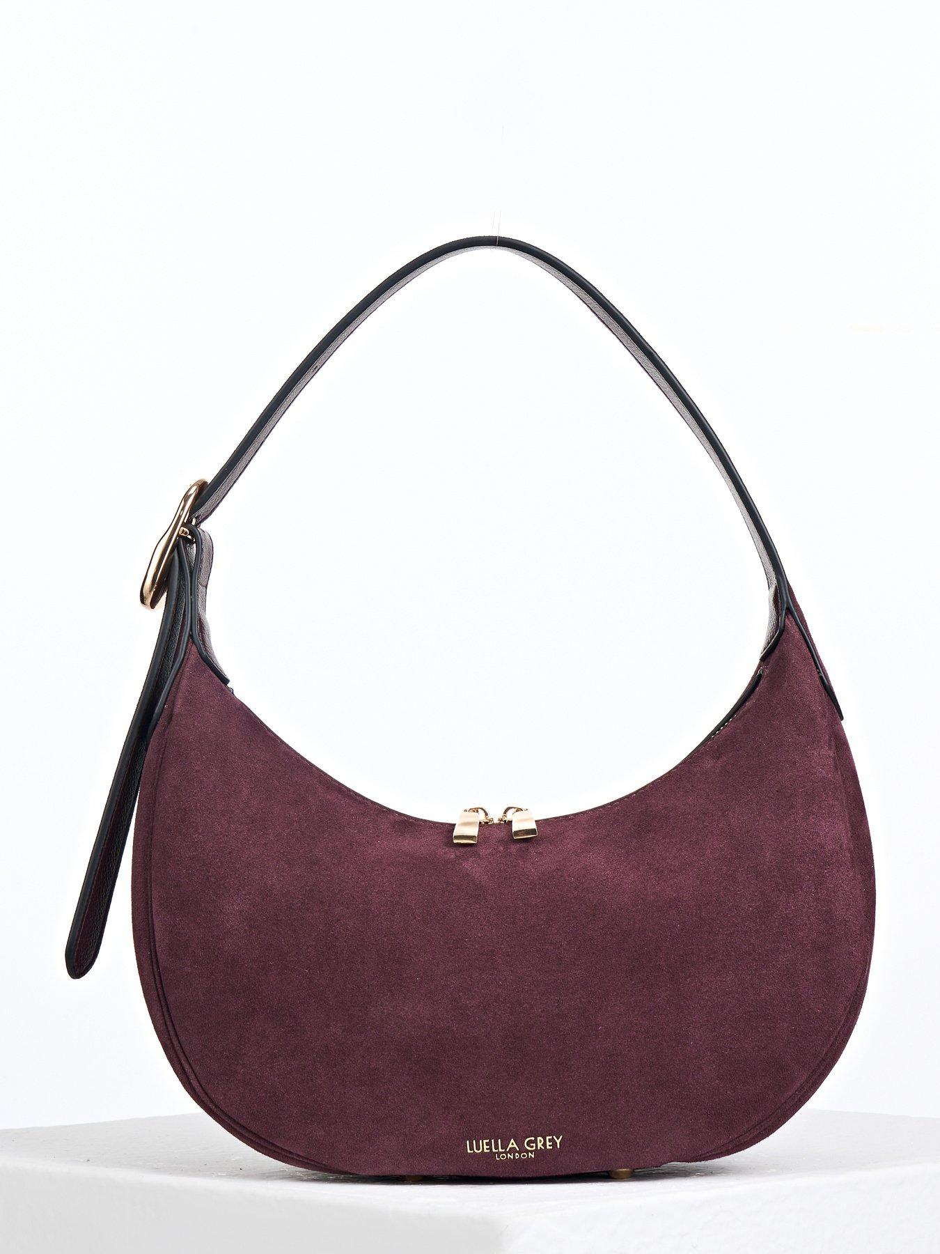 Image 3 of 7 of Luella Grey Blythe Scoop Shoulder Bag - Black Cherry