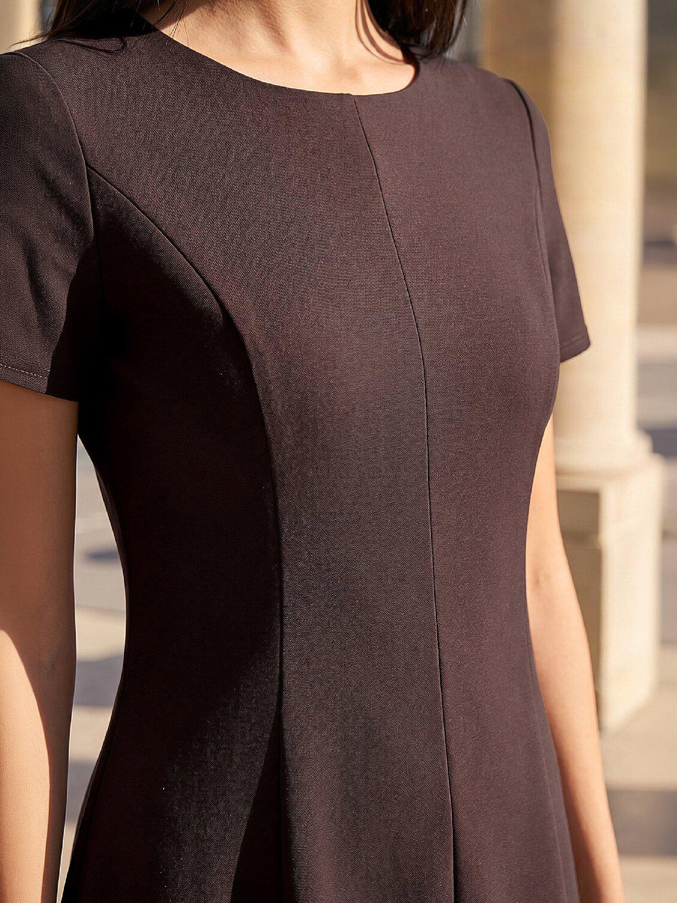 Image 2 of 4 of Roman Petite Ponte Dress