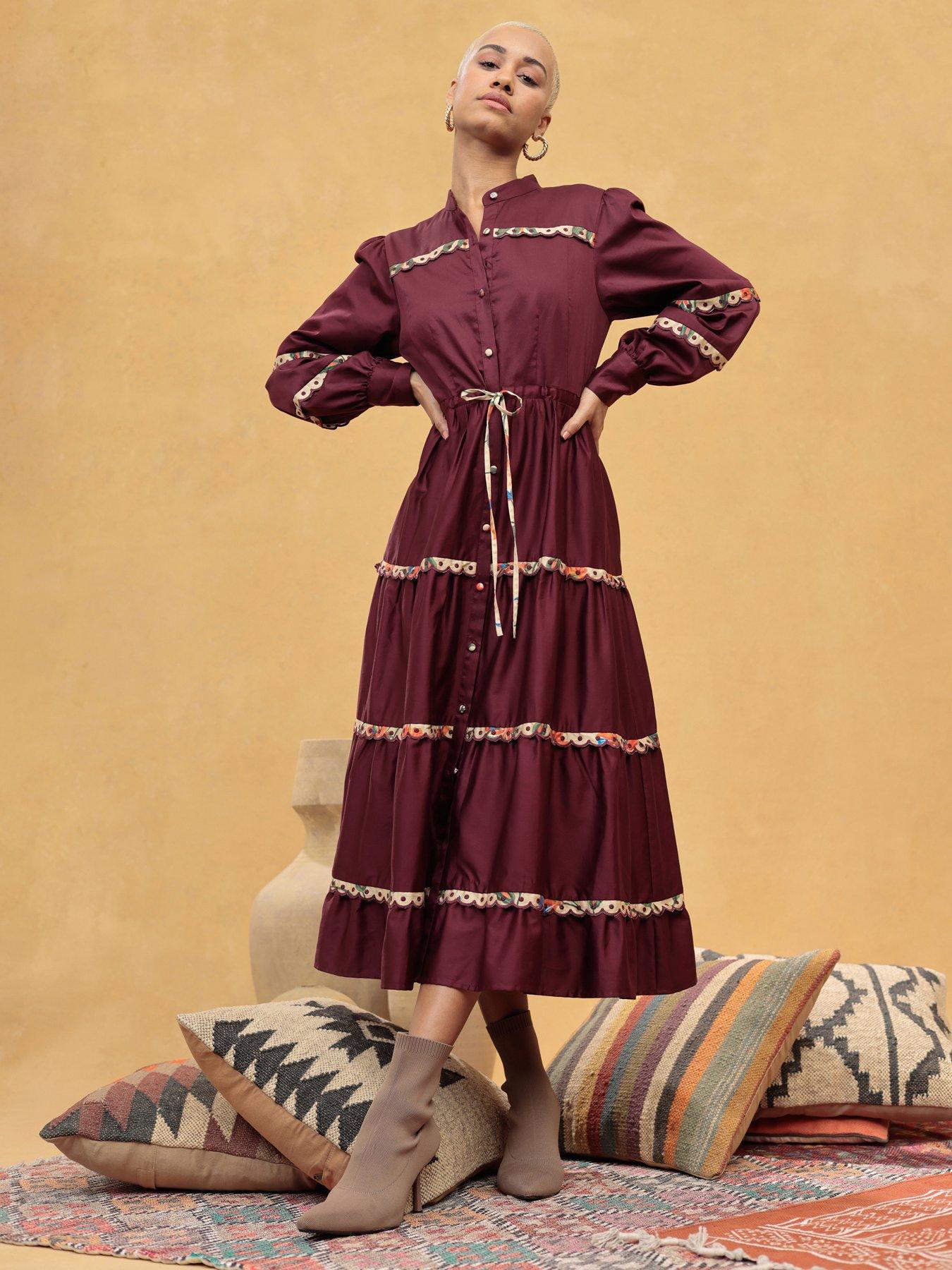 Emily Lovelock ANNETTE EMBROIDERED DRESS