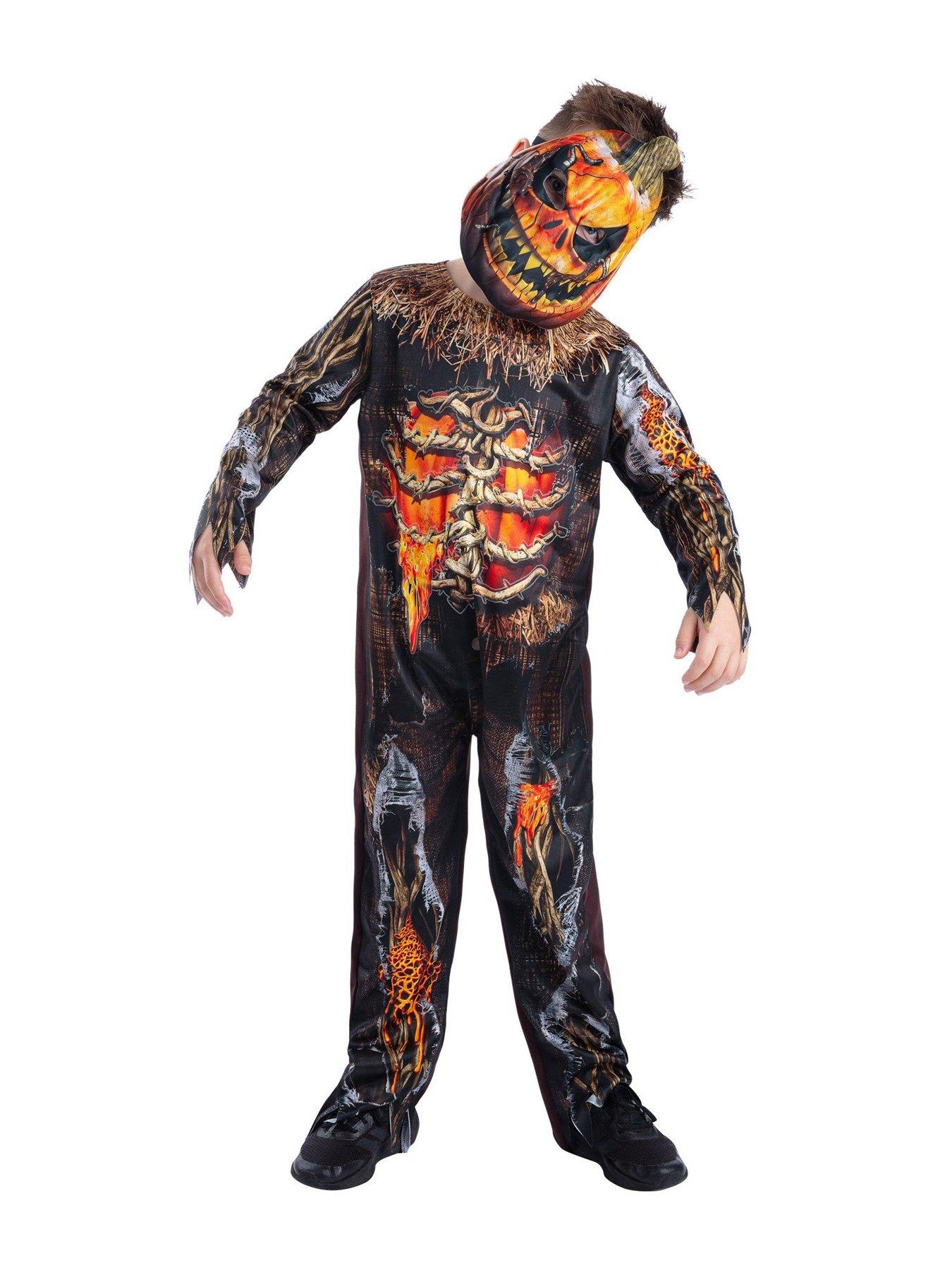 Image 1 of 3 of Kids Evil Pumpkin Costume