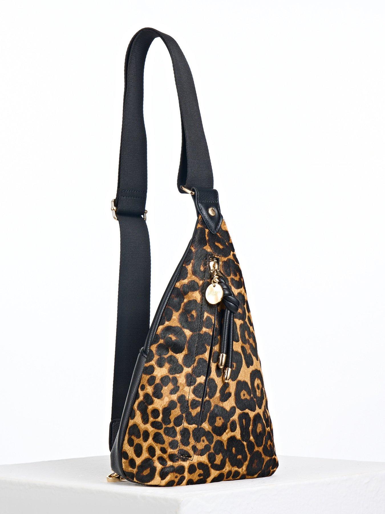 Image 3 of 7 of Luella Grey Womens Darla Leopard Print Bag - Brown