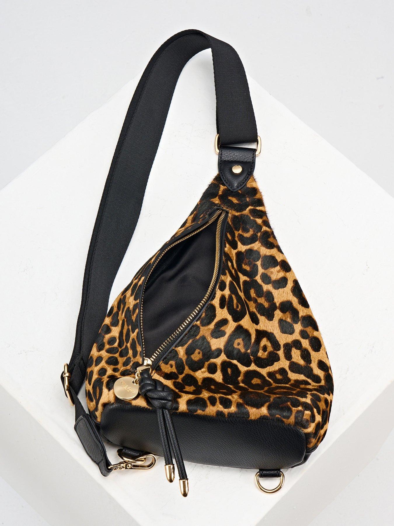Image 4 of 7 of Luella Grey Womens Darla Leopard Print Bag - Brown