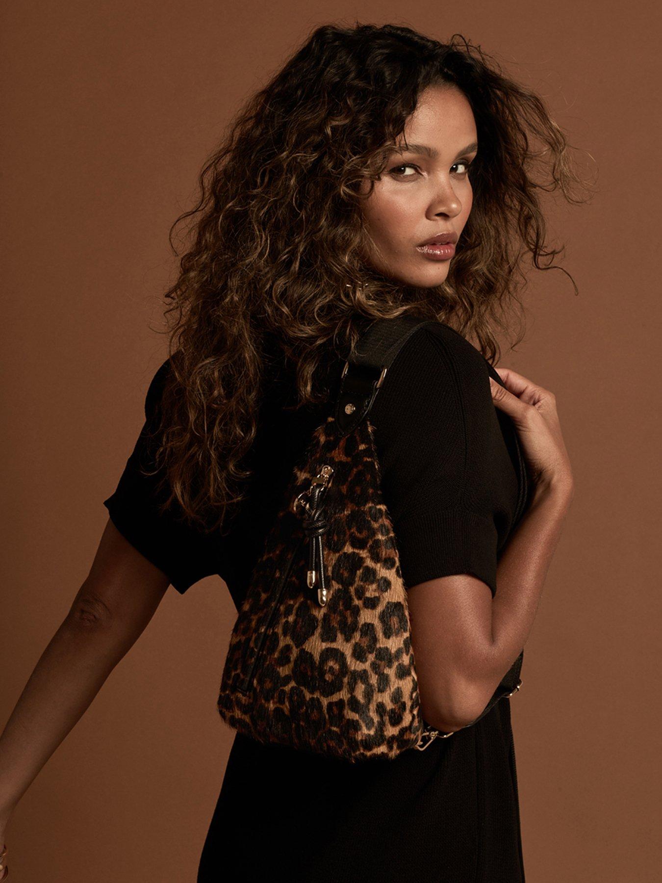 Image 6 of 7 of Luella Grey Womens Darla Leopard Print Bag - Brown