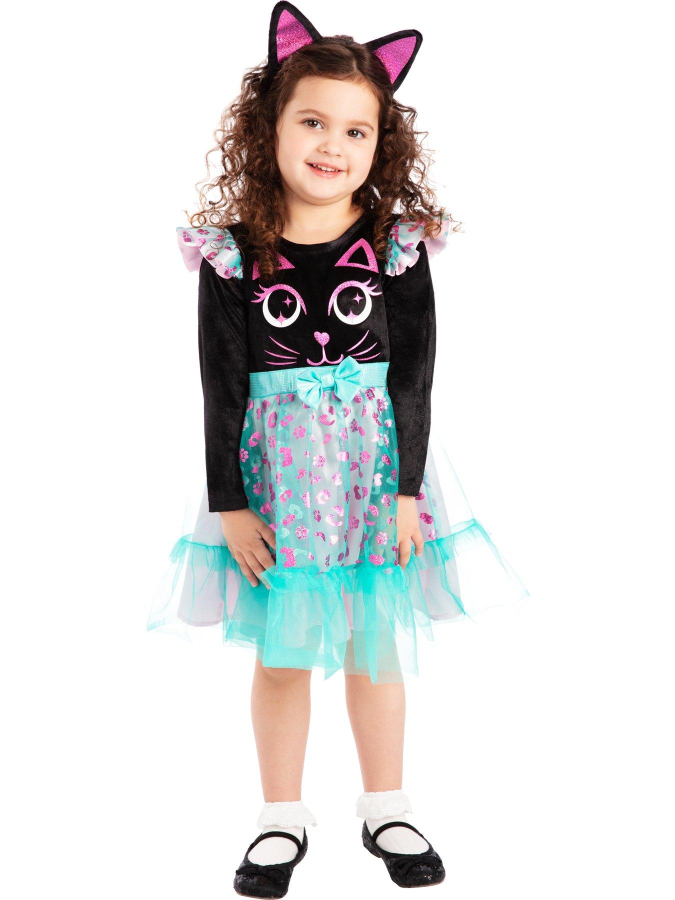 Image 1 of 4 of Cat Dress Child Costume