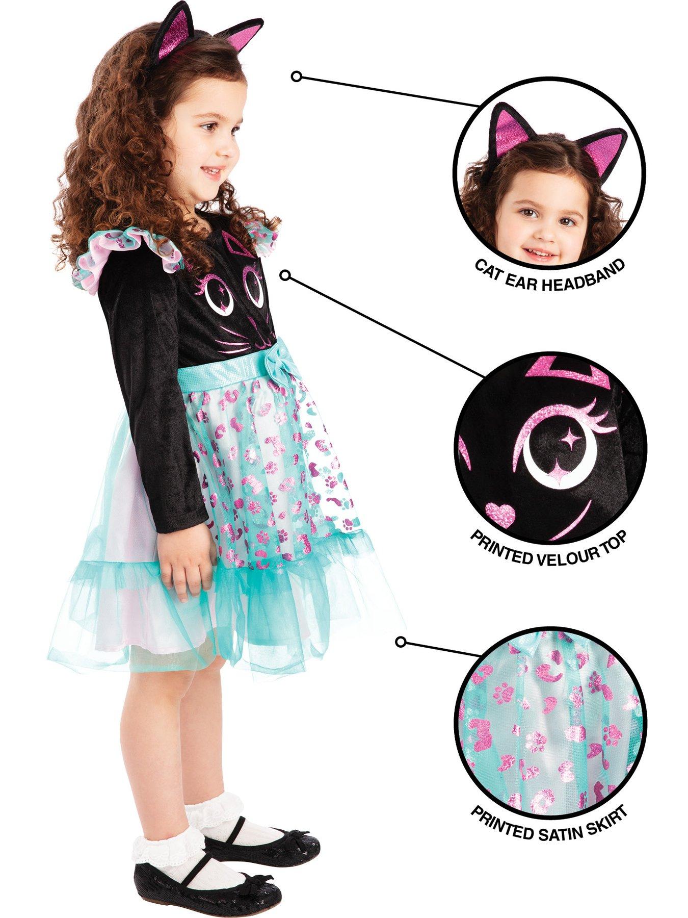 Image 3 of 4 of Cat Dress Child Costume