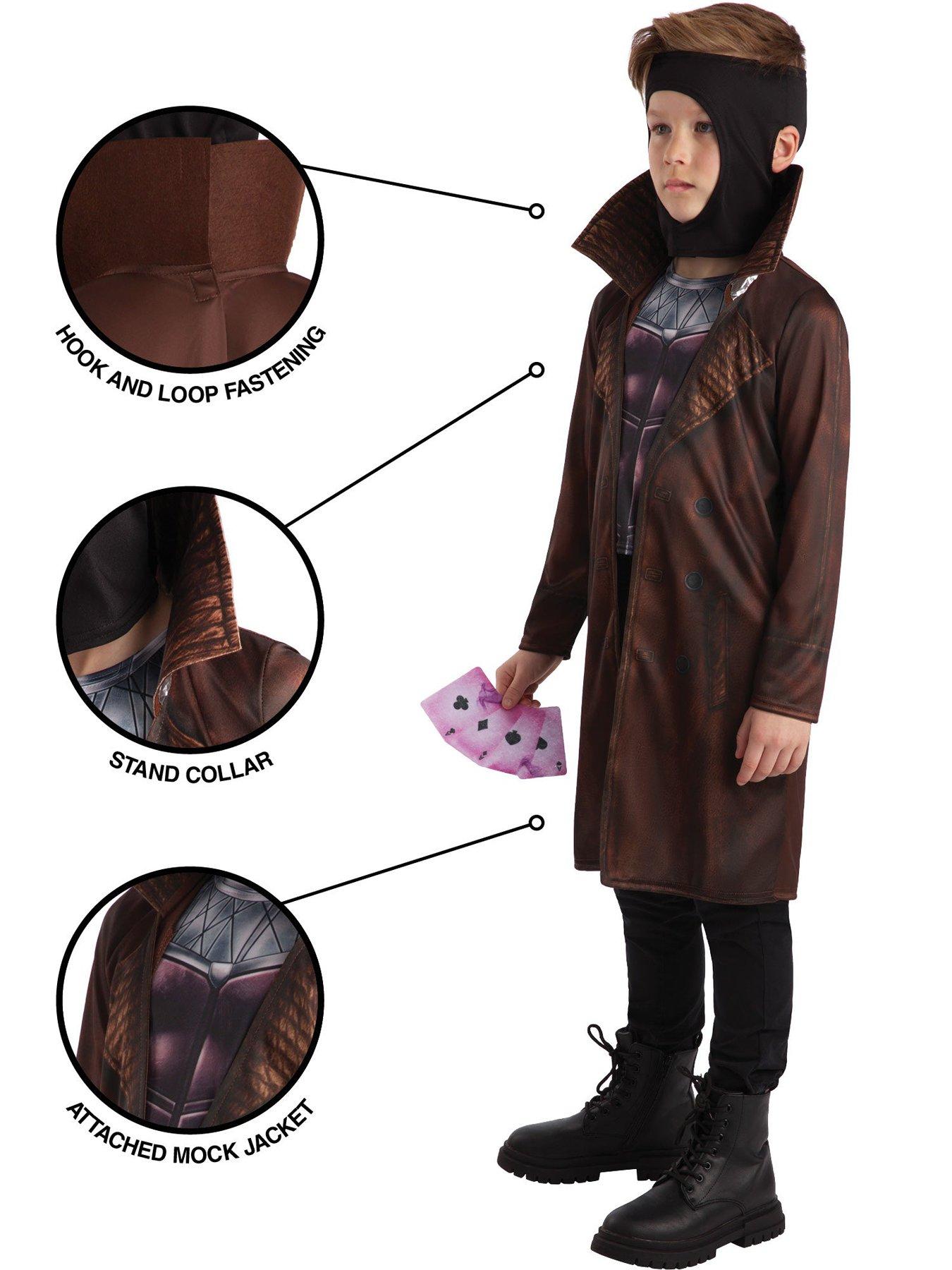 Image 4 of 6 of The Avengers Avengers Doomsday: Mock Jacket Gambit Child Costume Fancy Dress