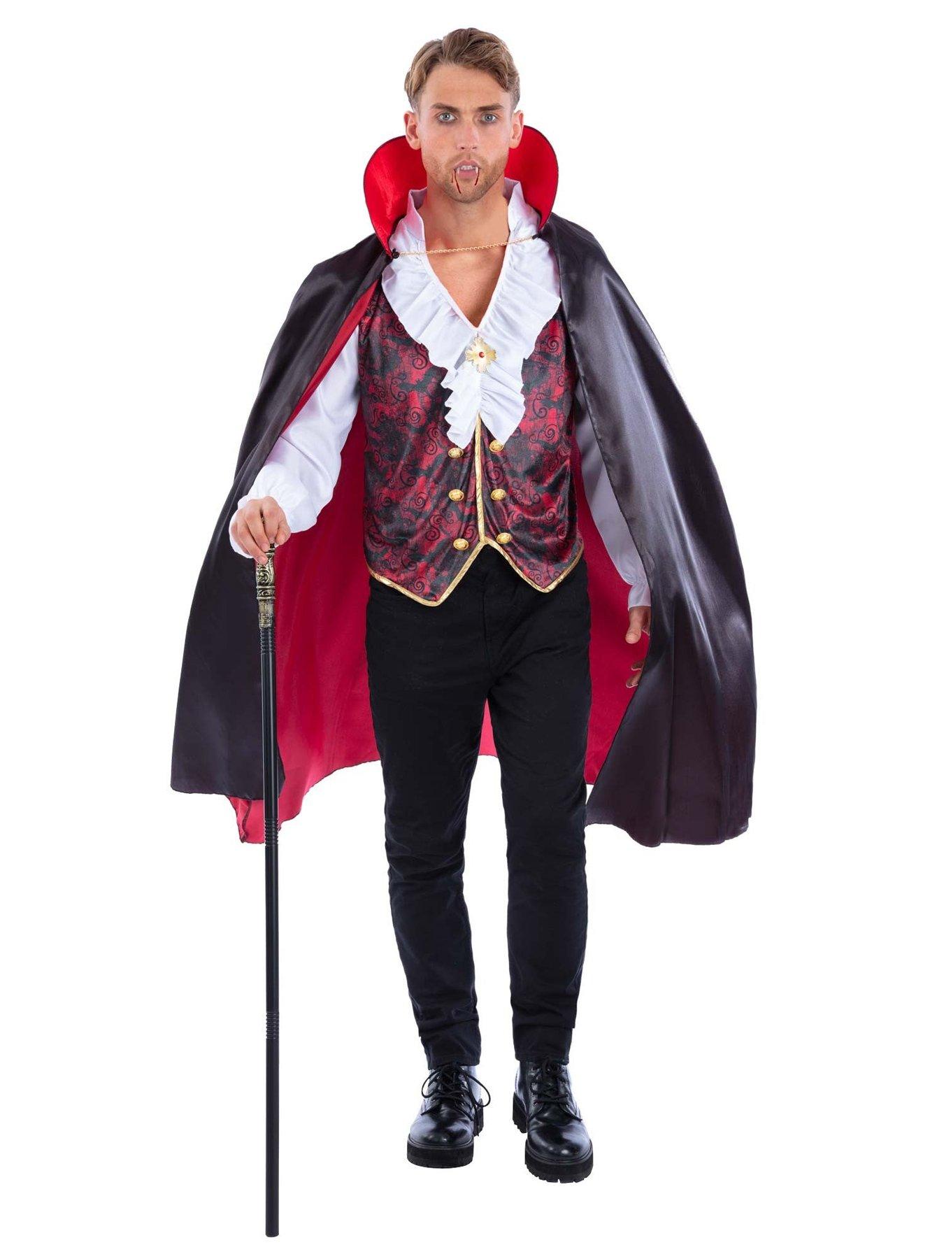 Mens Vampire Costume, One Colour, Size M, Men - Image 2