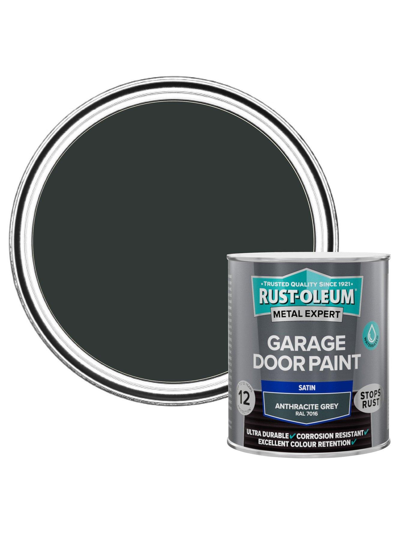 Image 1 of 7 of Rust-Oleum Metal Expert Garage Paint -Satin Anthracite 750ML