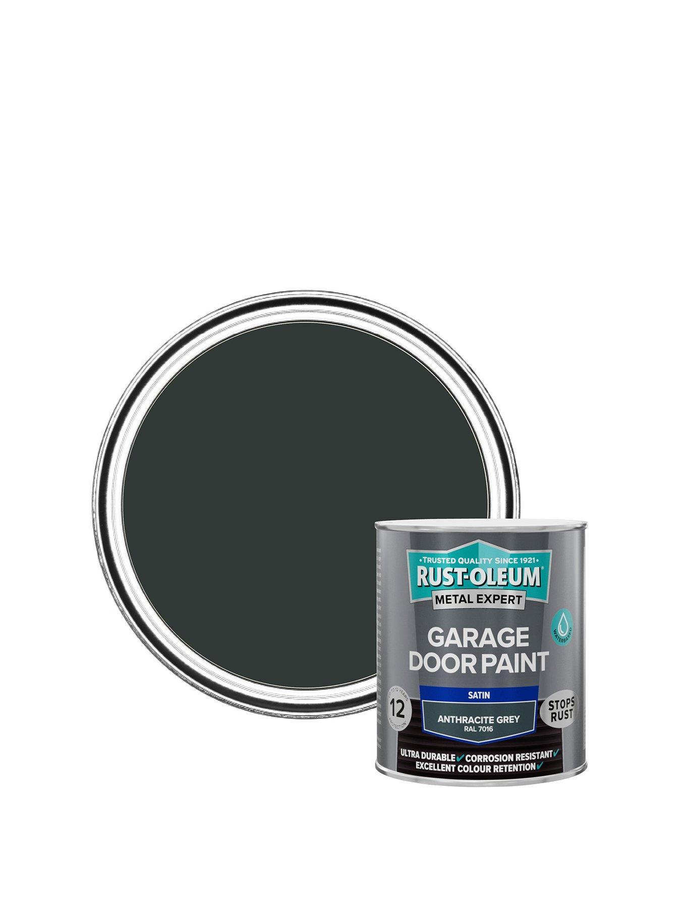 Image 2 of 7 of Rust-Oleum Metal Expert Garage Paint -Satin Anthracite 750ML