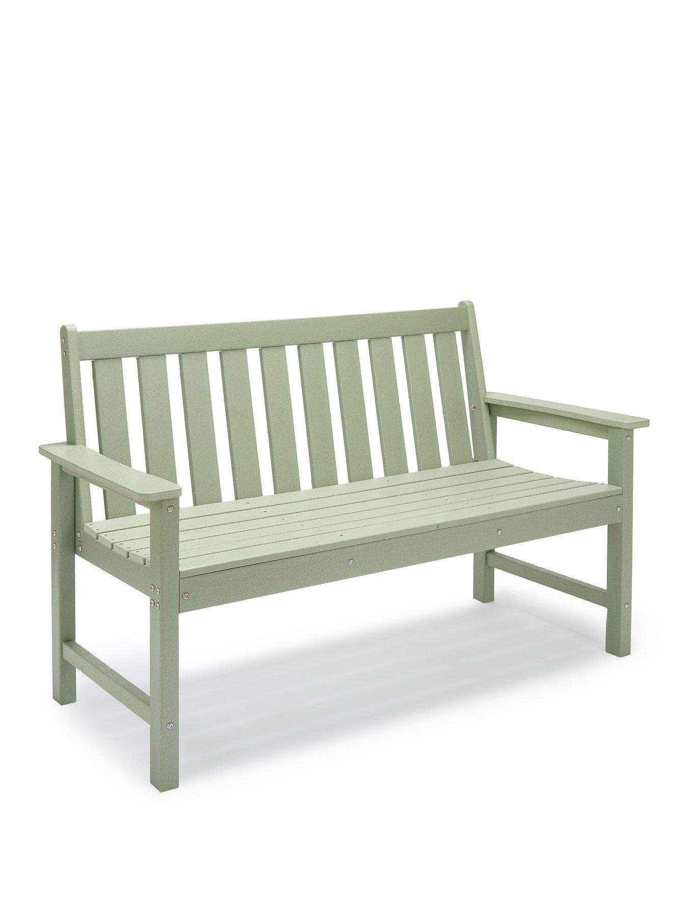 Image 2 of 7 of Vonhaus Westport Green Garden Bench