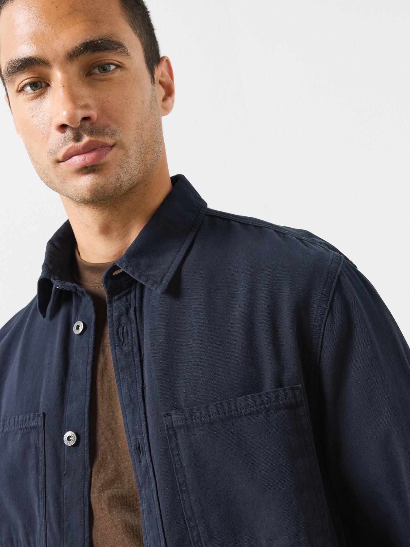 Image 5 of 6 of Mango Denim Pockets Overshirt - Dark Blue
