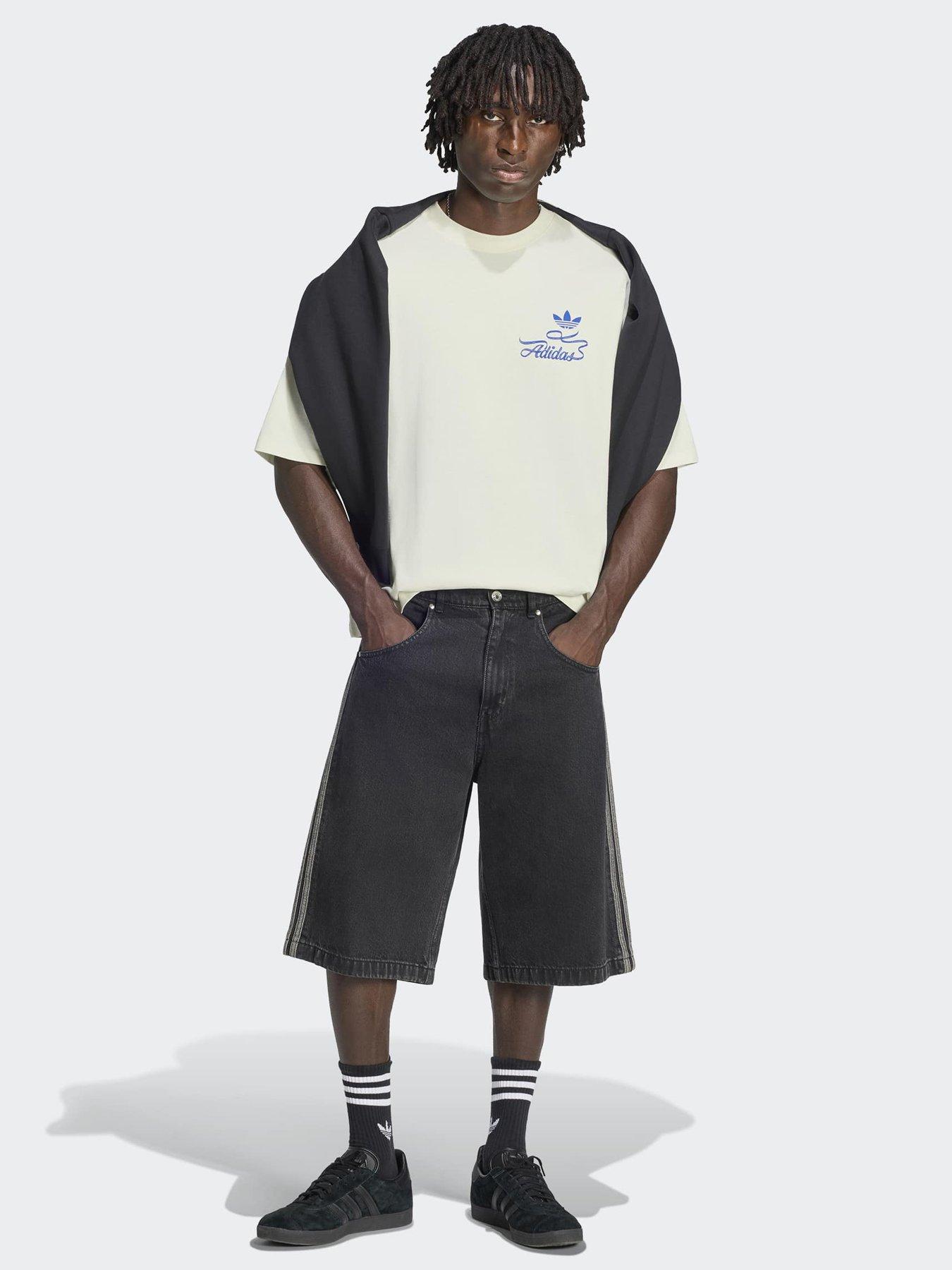 Image 3 of 6 of adidas Originals Mens Record Graphic Tee - White