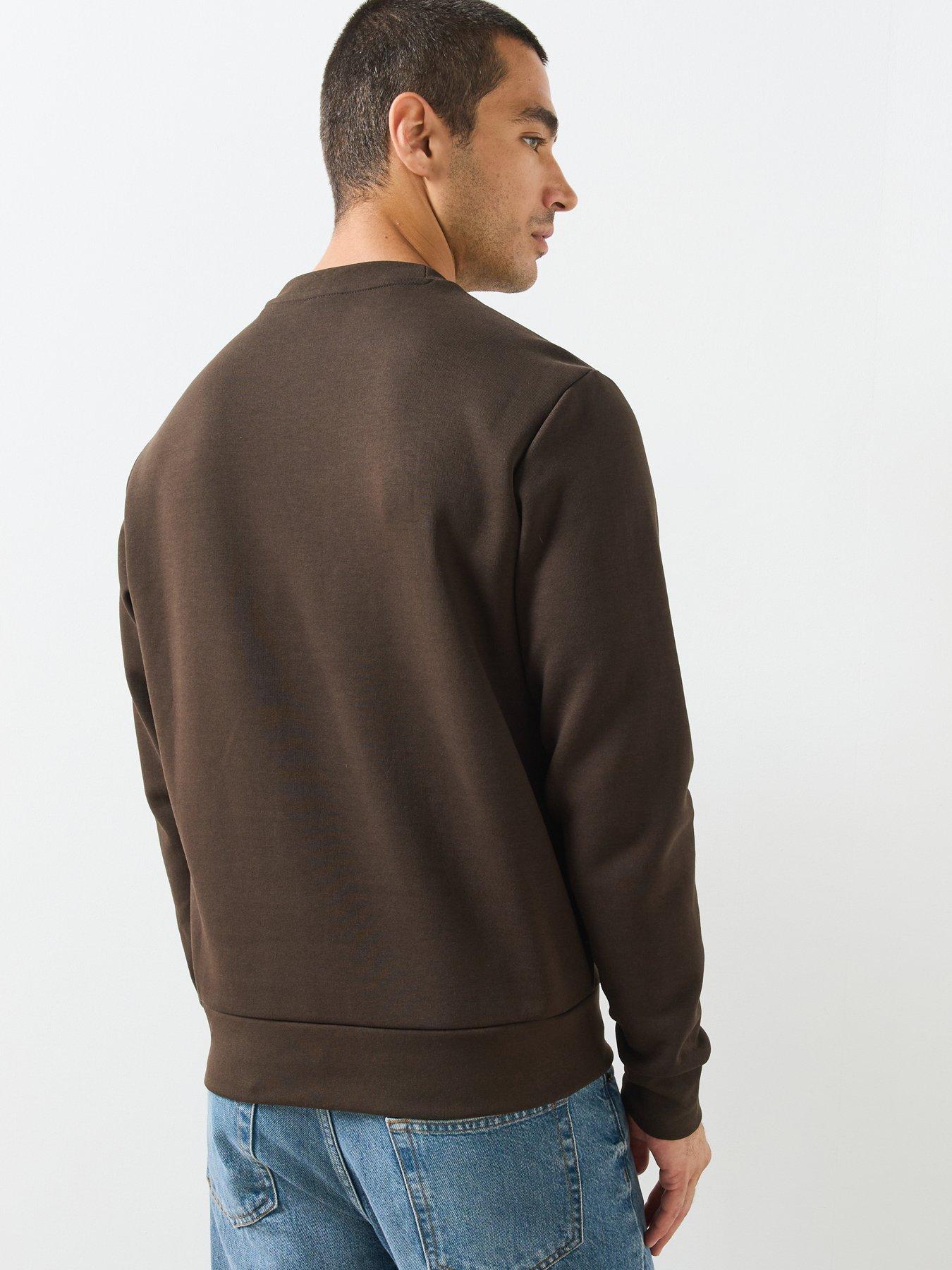 Image 2 of 6 of Mango Cotton Blend Regular Fit Sweatshirt - Brown