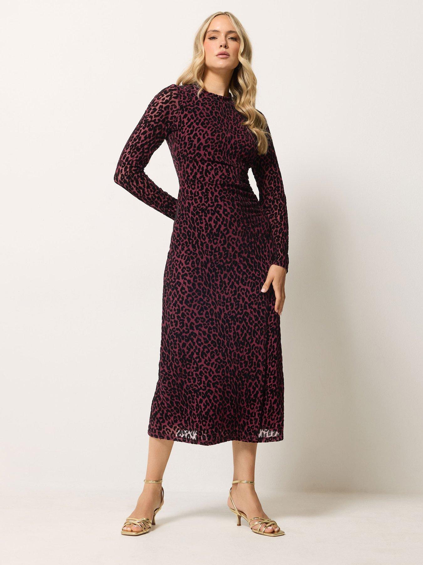 Image 3 of 4 of Long Tall Sally Tall High Neck Midaxi Dress