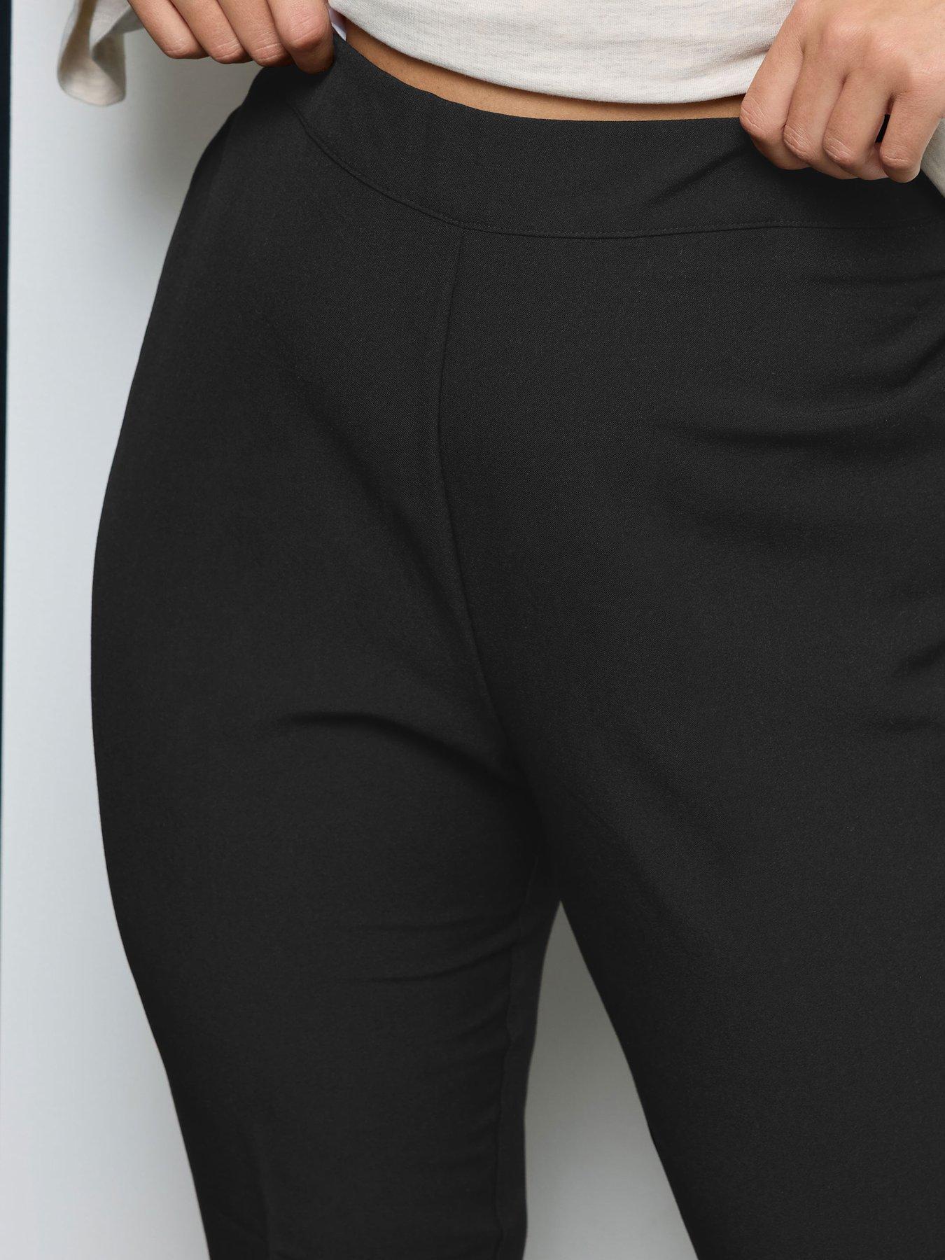 Image 4 of 4 of Yours Womens Curve Pablo Tapered Trousers - Black