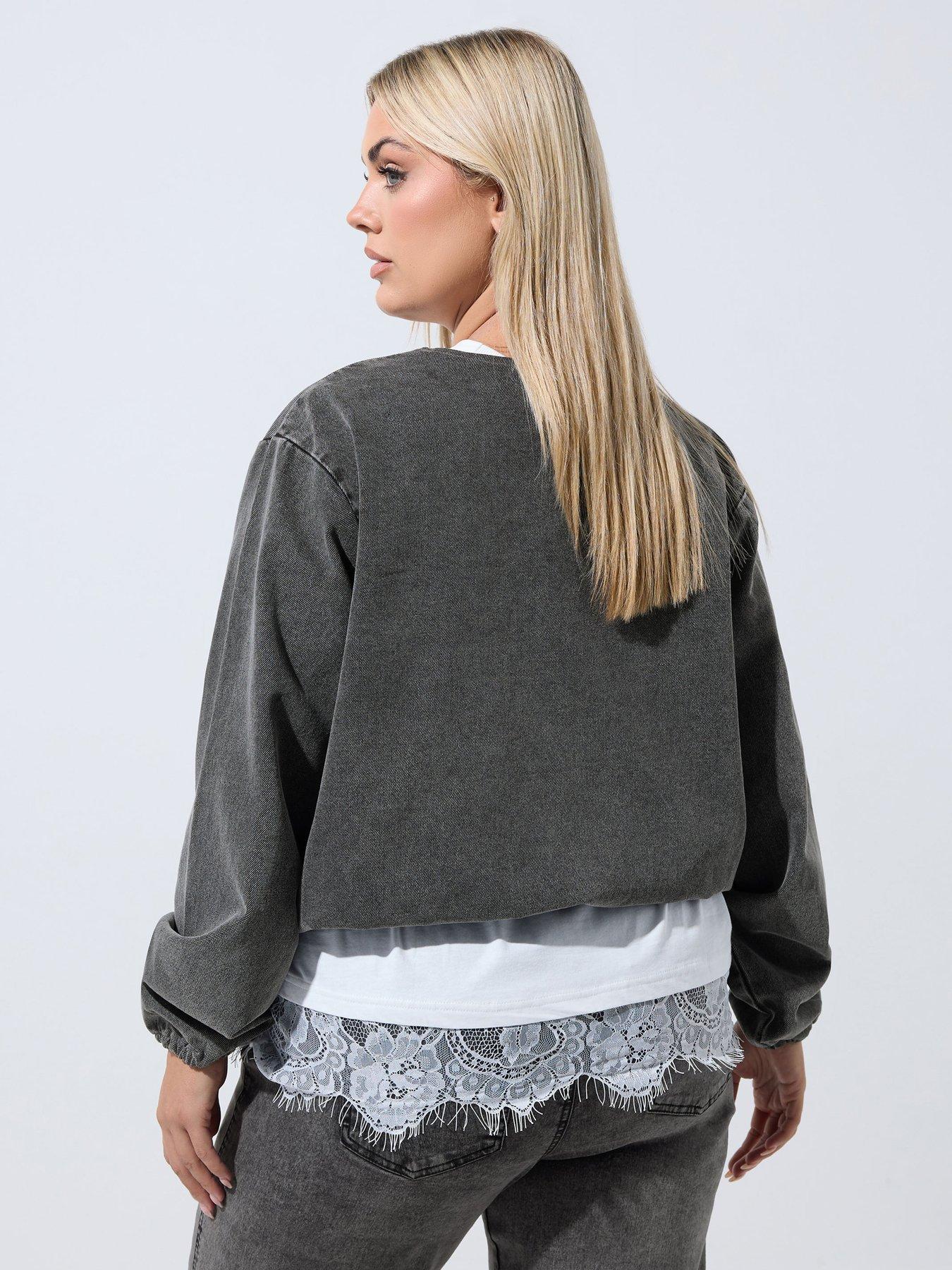 Image 2 of 4 of Yours Curve Barrel Jacket