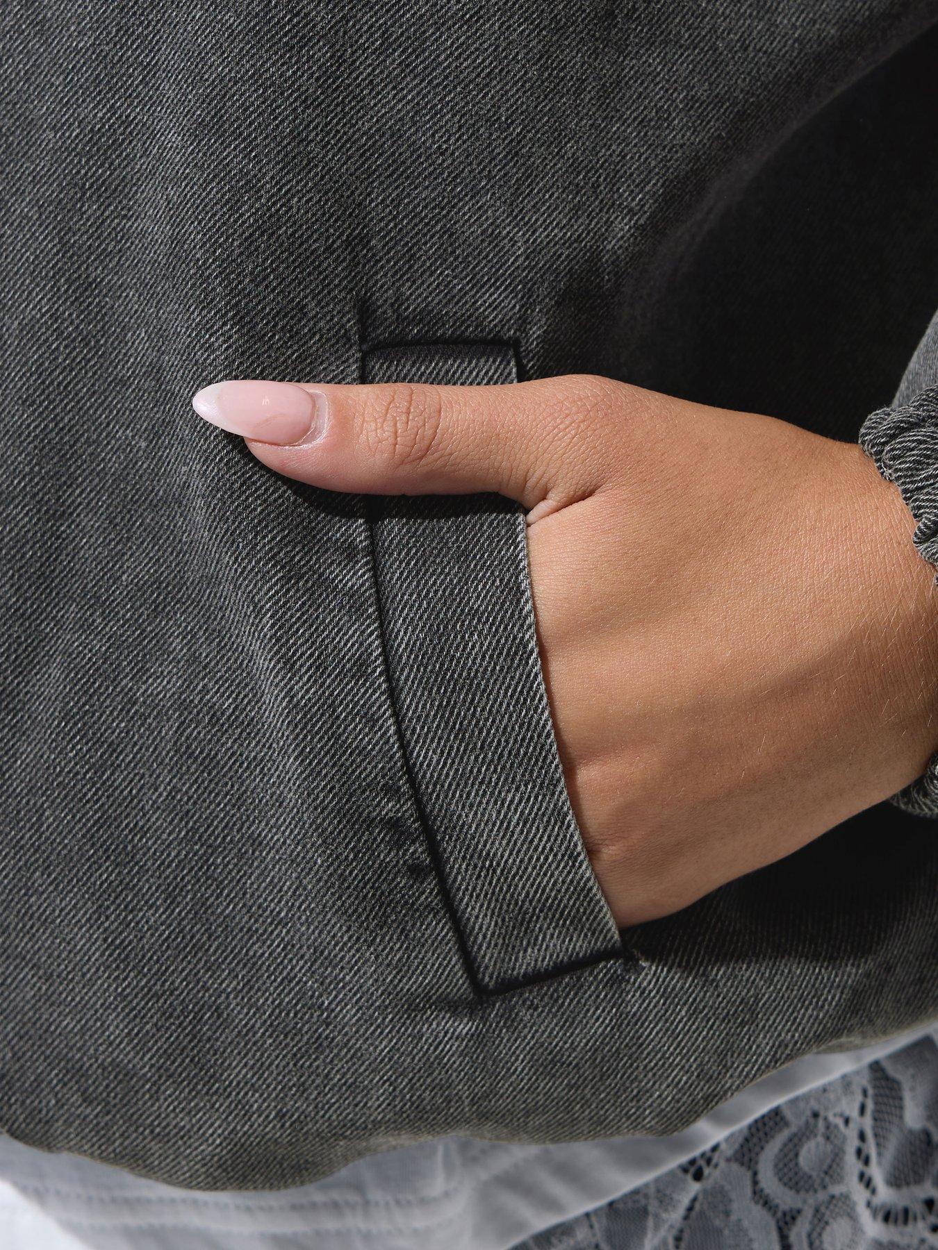 Image 4 of 4 of Yours Curve Barrel Jacket