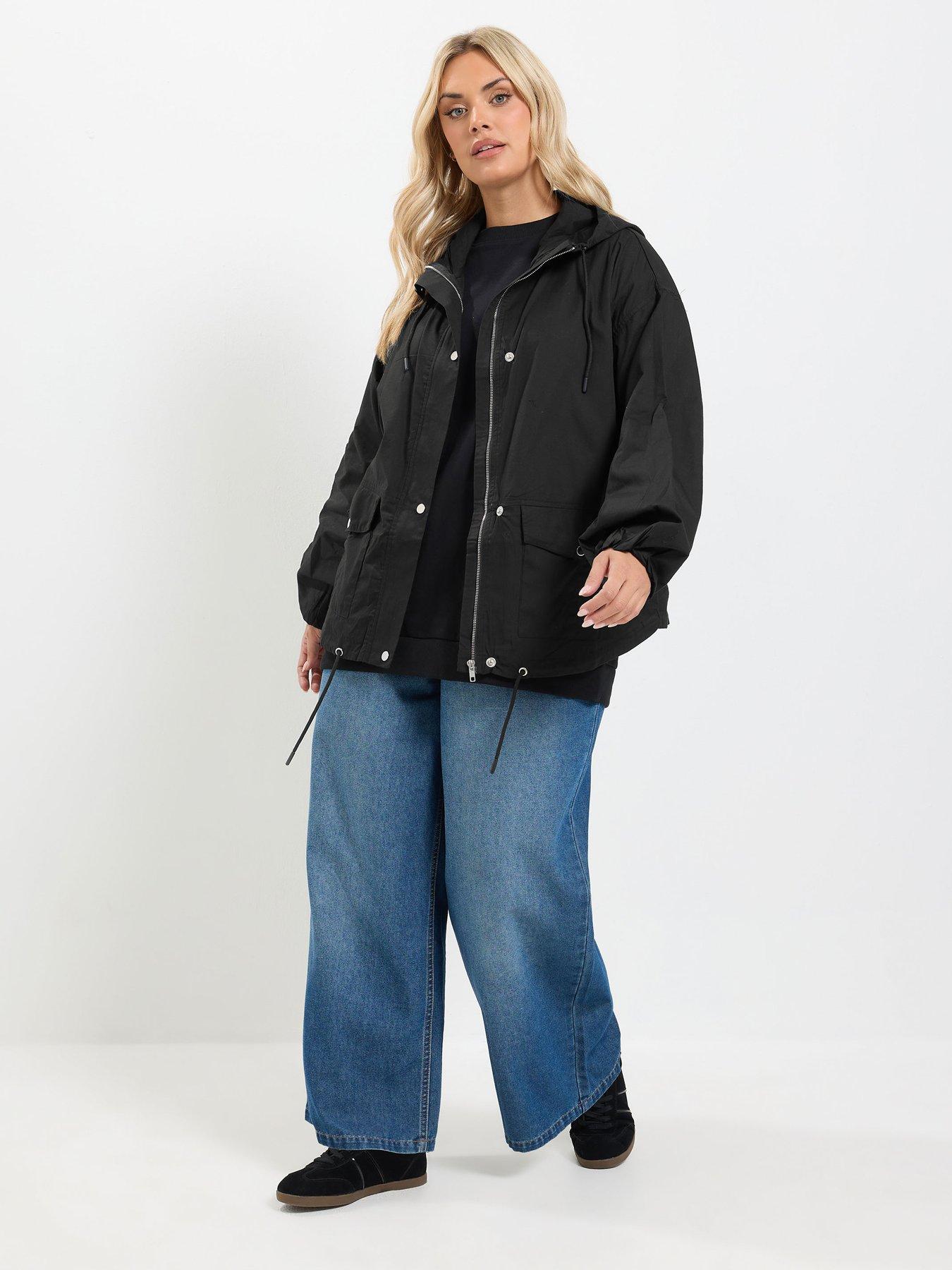 Image 3 of 4 of Yours Curve Zip Through&nbsp;Utility Jacket