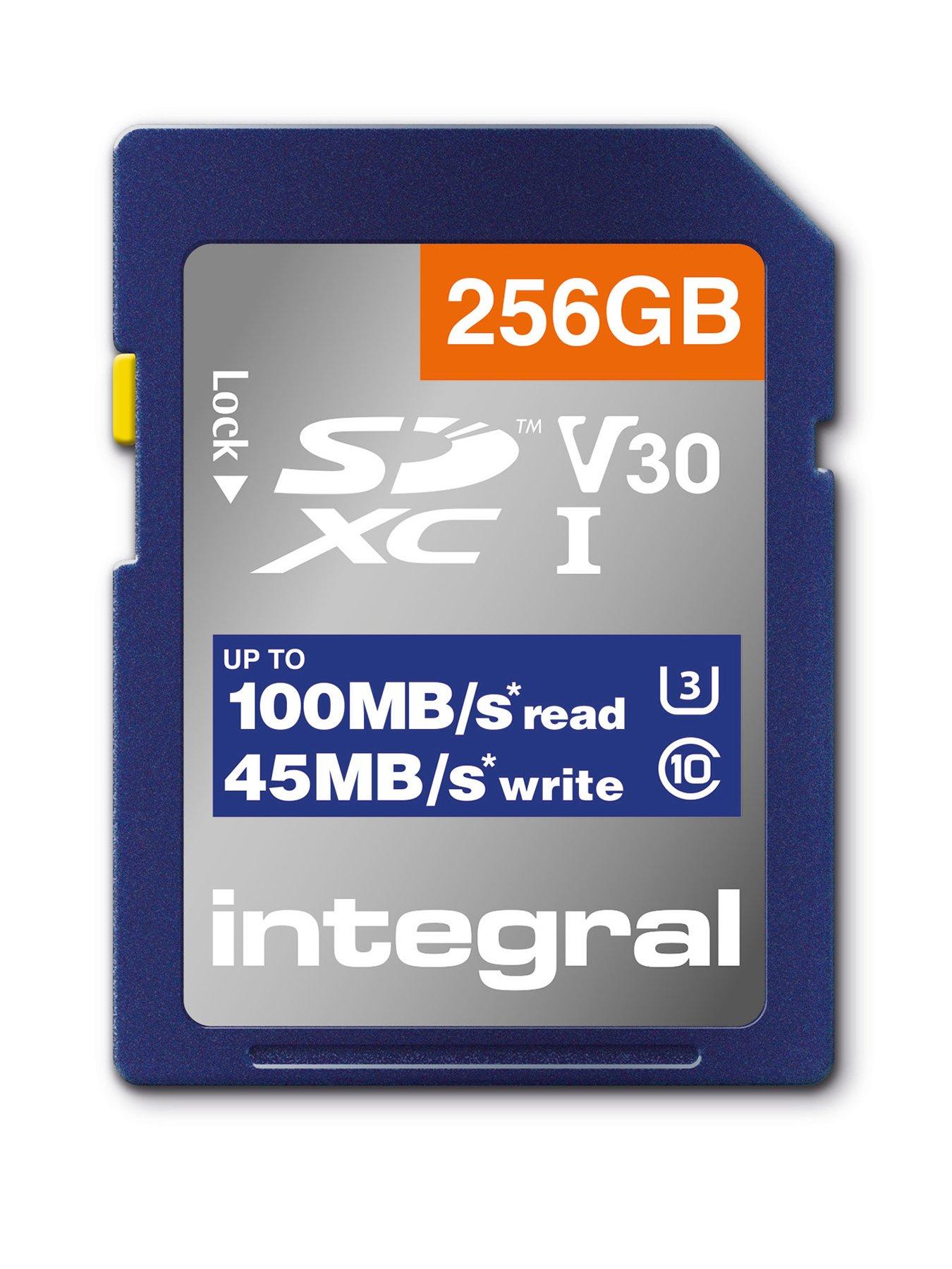 Image 1 of 2 of Integral 256GB High Speed SD Card UHS-I