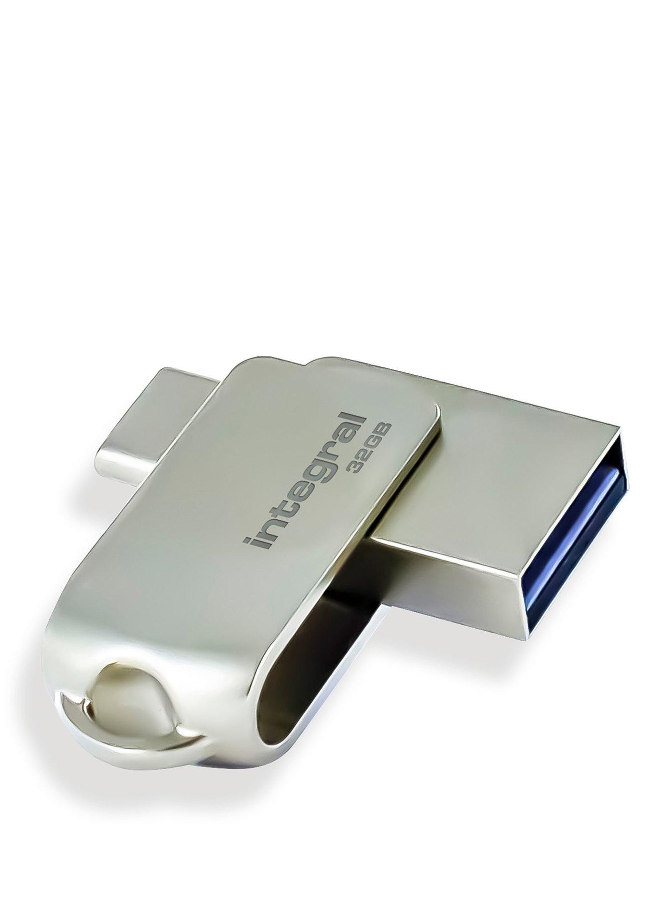Integral 32Gb Dual Usb 3.0 Type-C Flash Drive