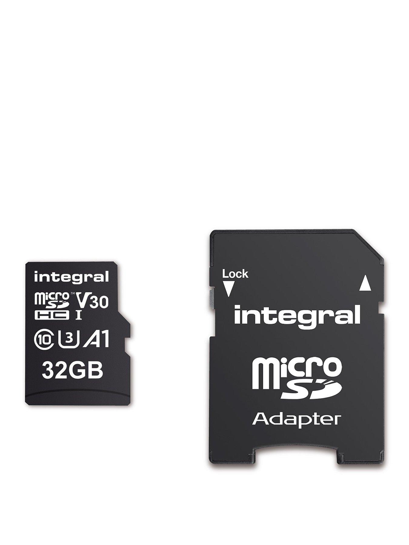Image 1 of 2 of Integral 32GB High Speed microSD Card UHS-I