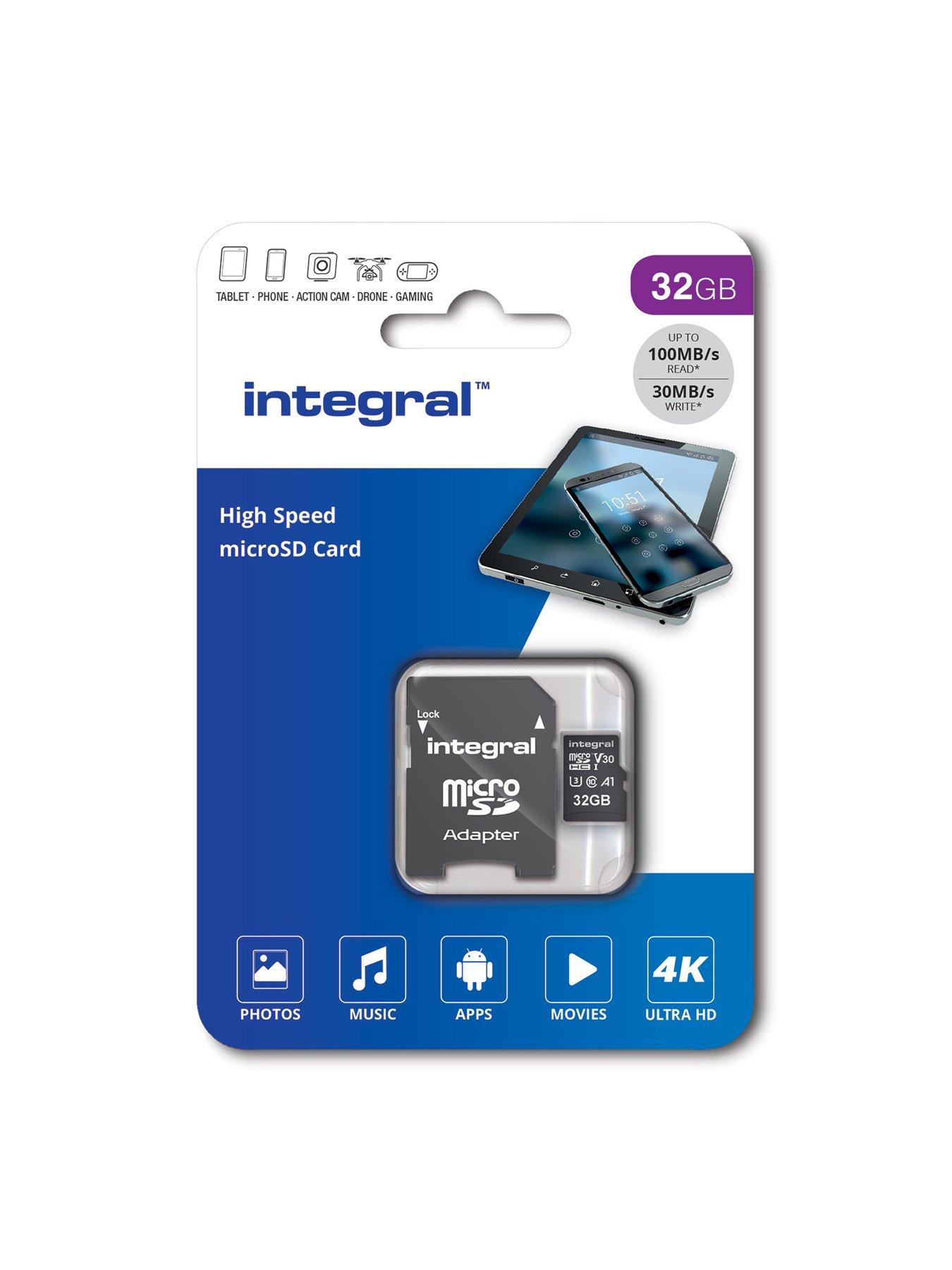 Image 2 of 2 of Integral 32GB High Speed microSD Card UHS-I