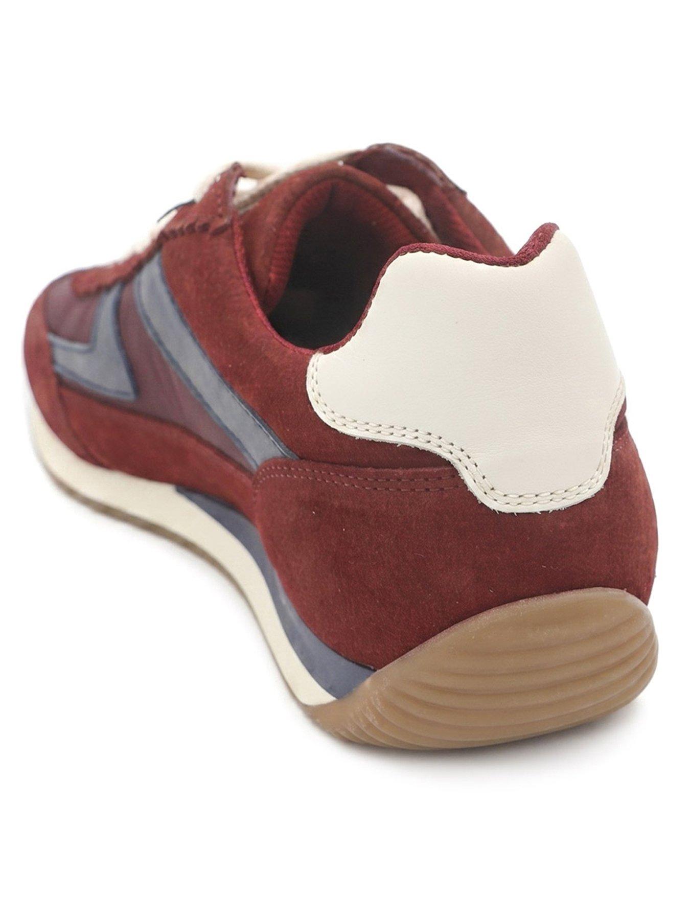 Image 3 of 6 of Jones Bootmaker Aeries Lace Up Trainer - Burgundy