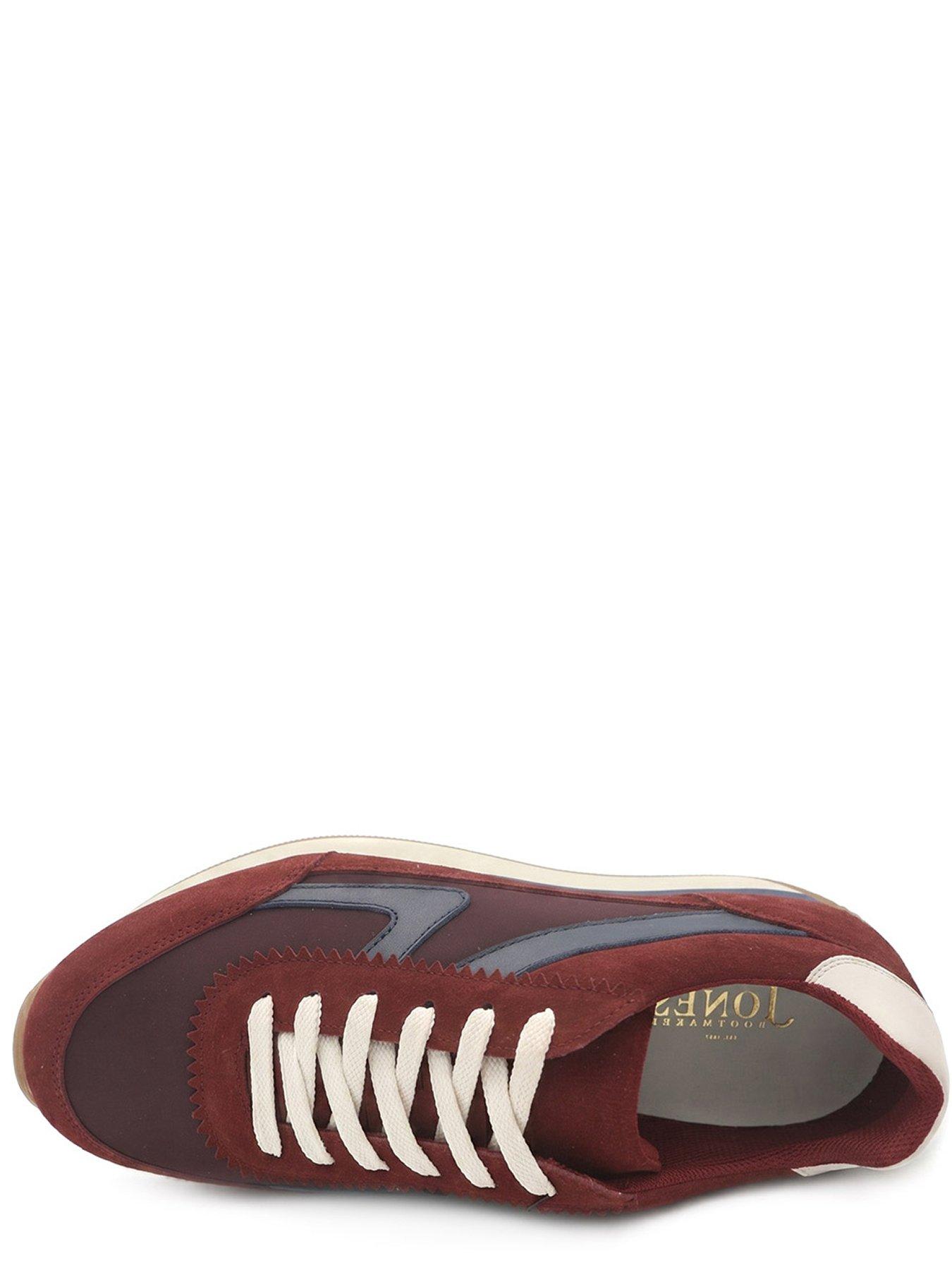Image 4 of 6 of Jones Bootmaker Aeries Lace Up Trainer - Burgundy