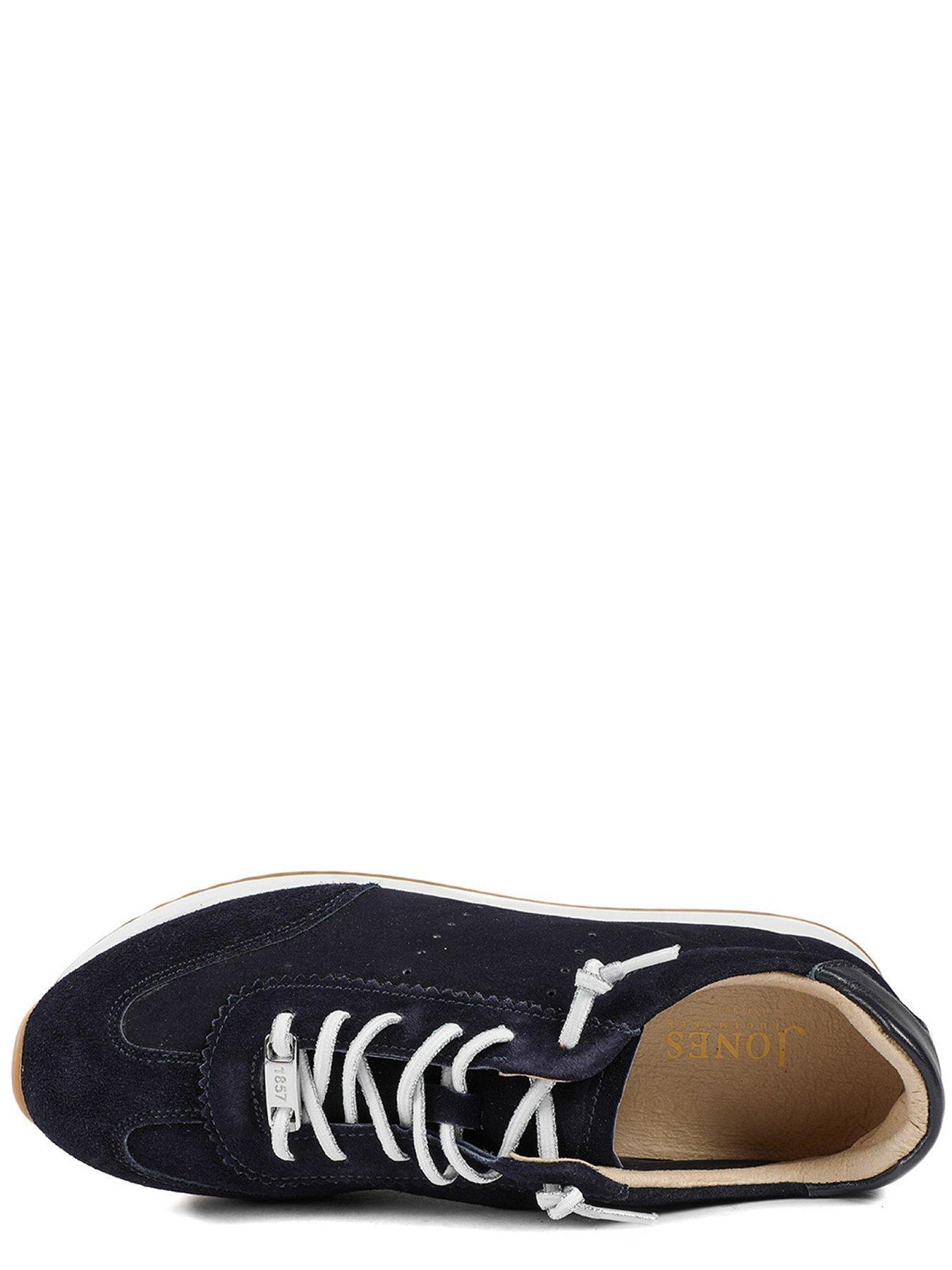 Image 4 of 6 of Jones Bootmaker Aleyna Lace Up Trainer - Navy Suede