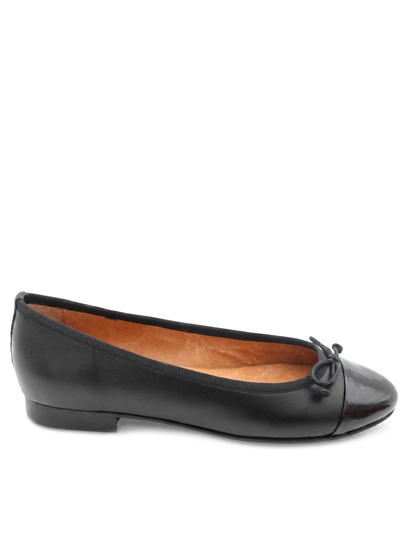 Image 1 of 6 of Jones Bootmaker Olivie Ballerina Pump - Black/black