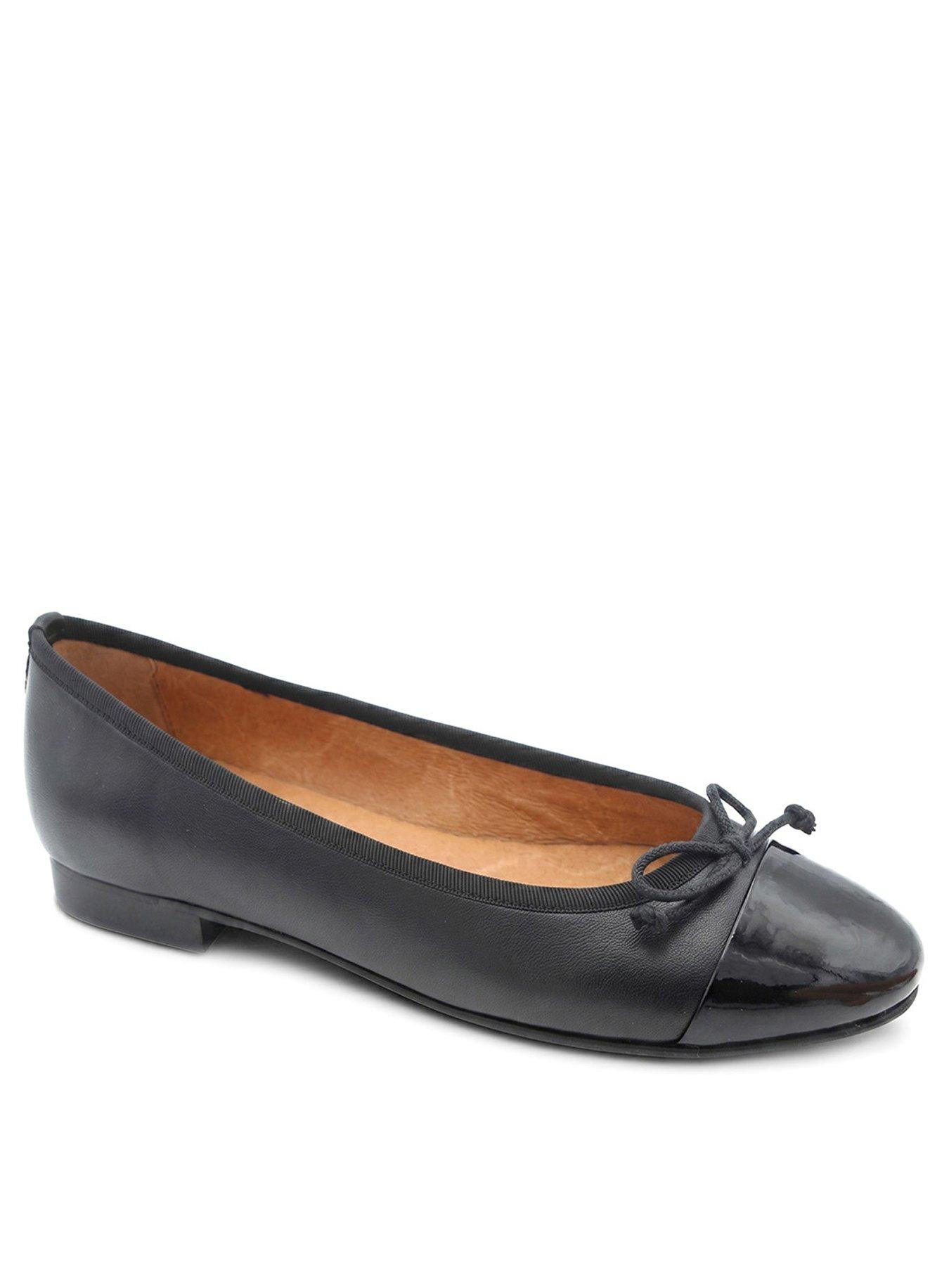 Image 2 of 6 of Jones Bootmaker Olivie Ballerina Pump - Black/black