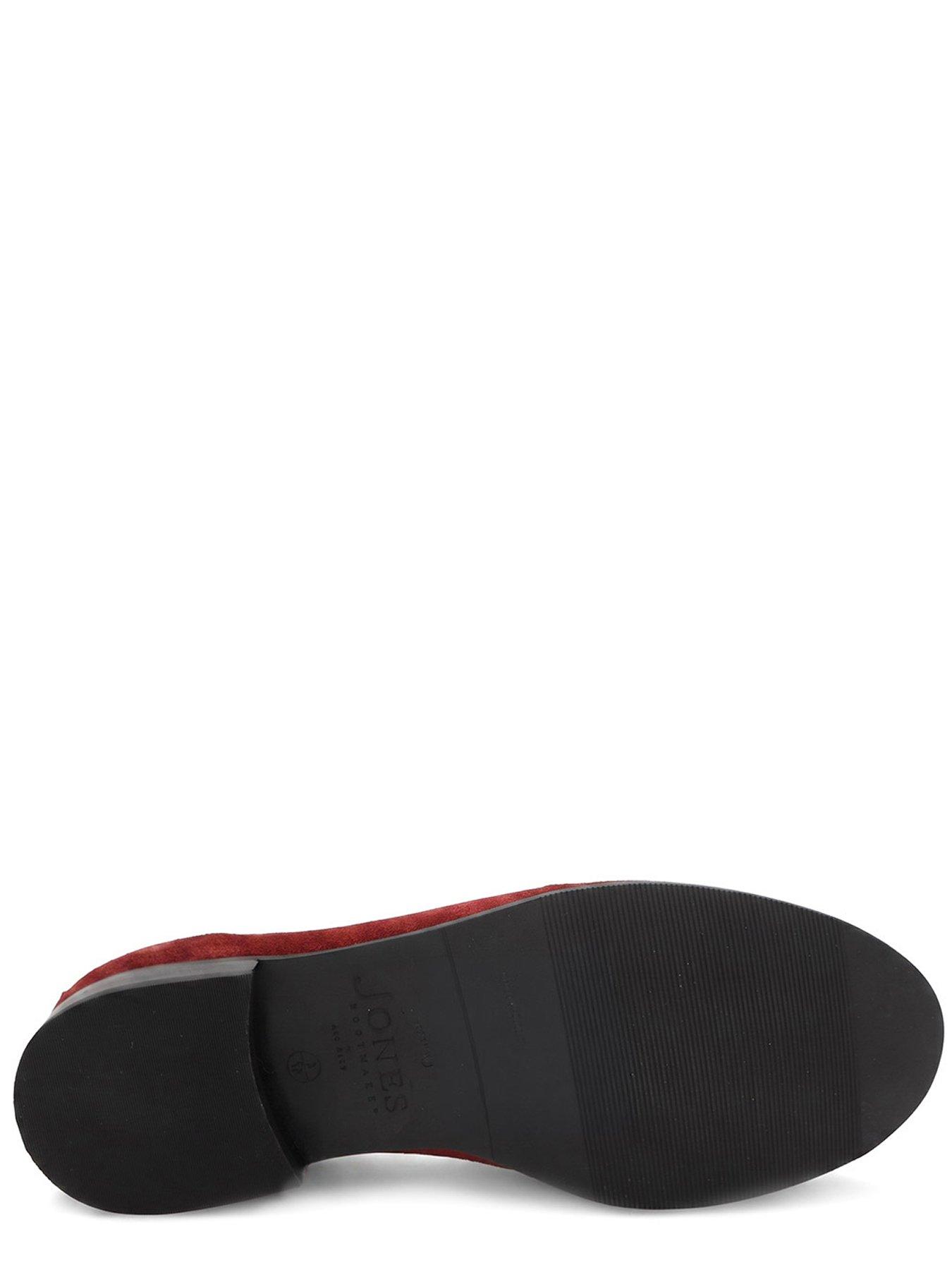 Image 5 of 6 of Jones Bootmaker Tamsynwide Mocasins - Red Suede