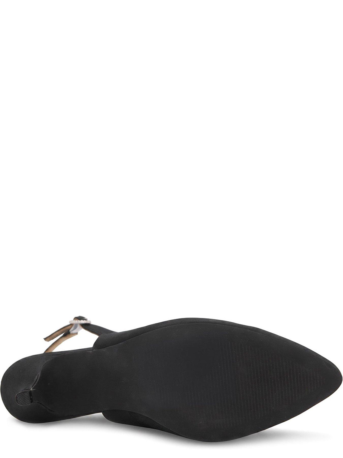 Image 5 of 6 of Jones Bootmaker Zarah Embellished Sling Back Shoes - Black