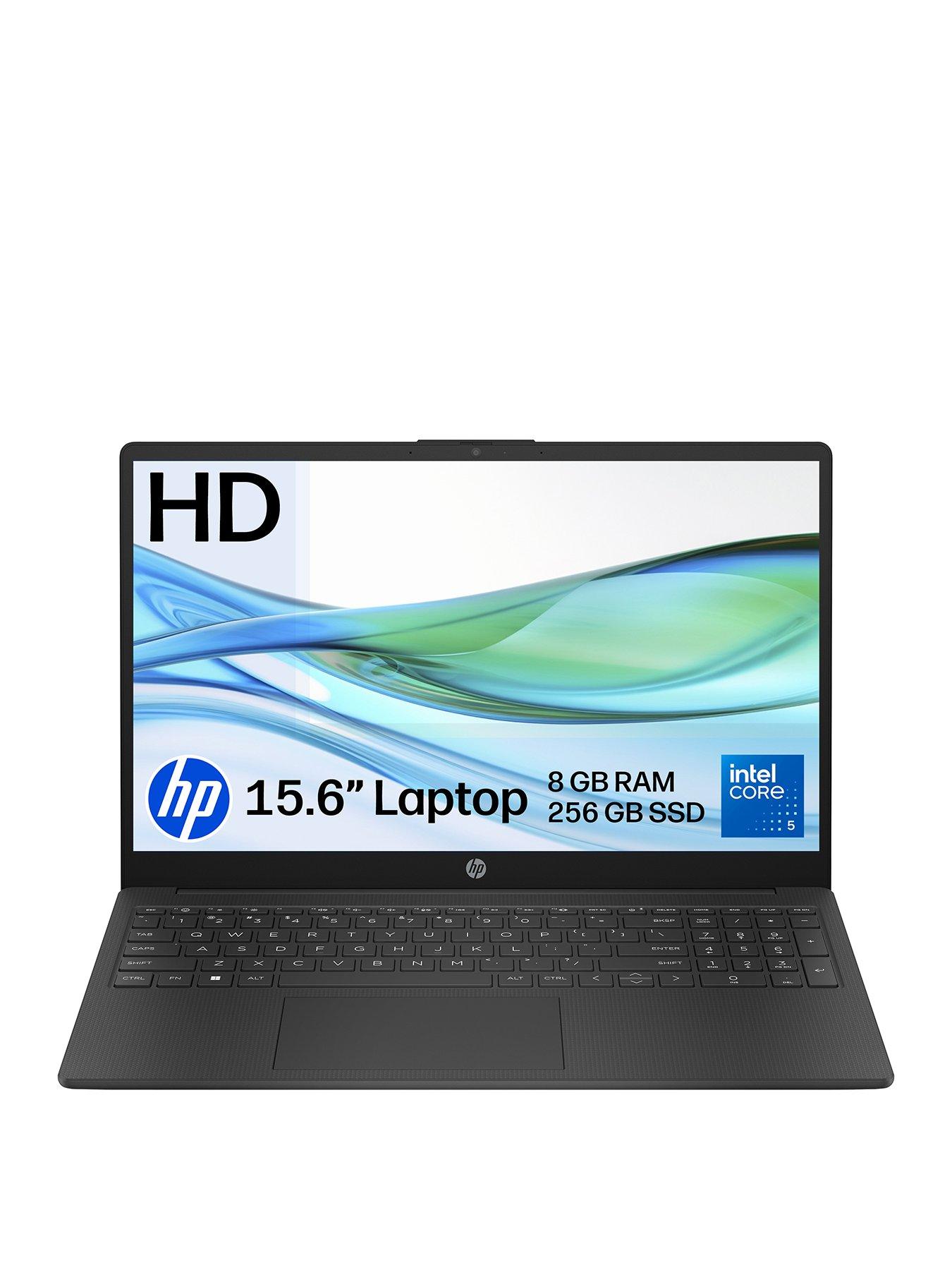 HP 15-fd1001nax Laptop - Intel Core 5 - 8GB RAM - 256GB SSD - 15.6in - Black - No Power Adaptor Included