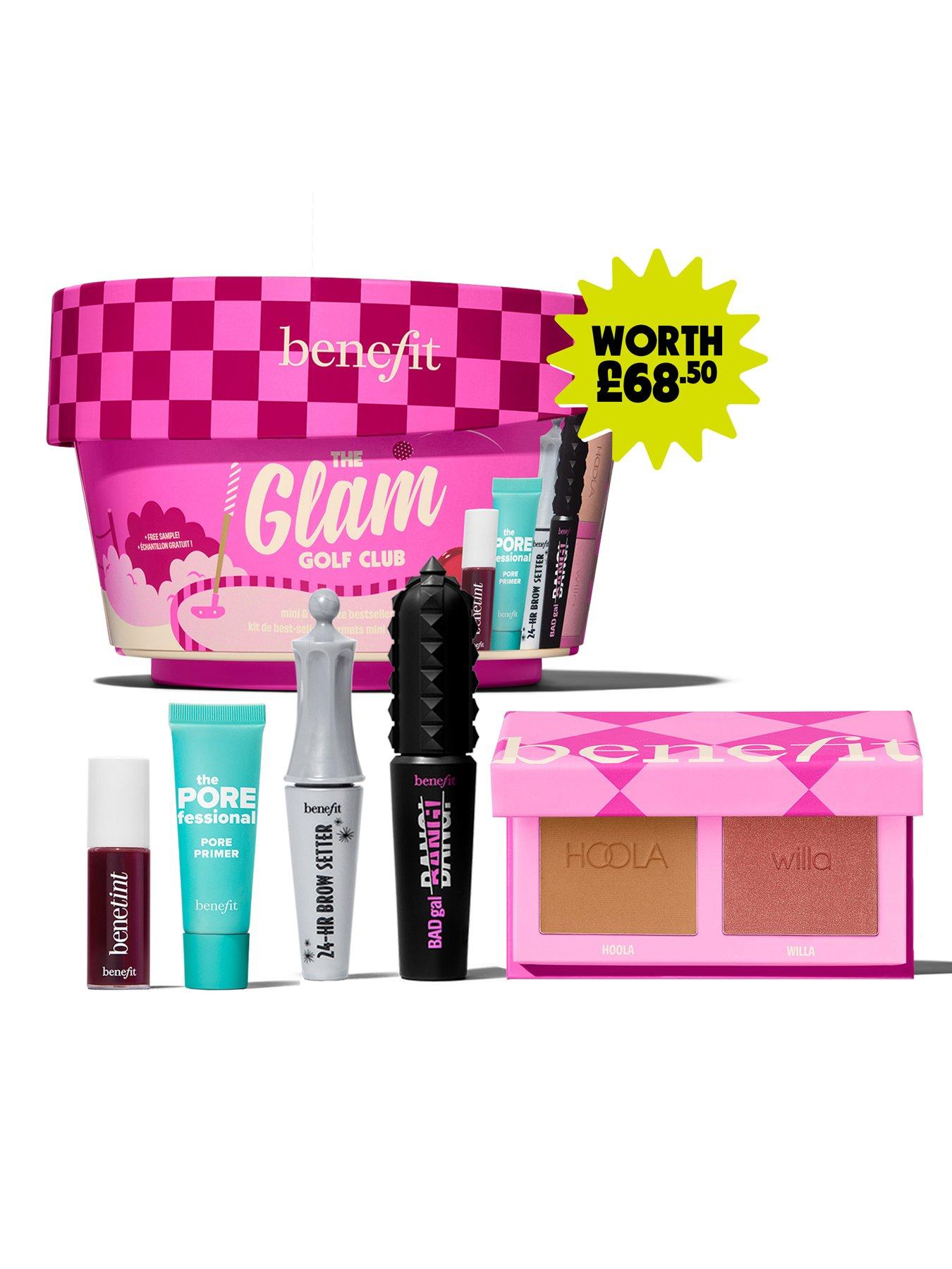 Image 6 of 7 of Benefit The Glam Golf Club, 6-piece Full Face Makeup Gift Set, Worth &pound;68.61