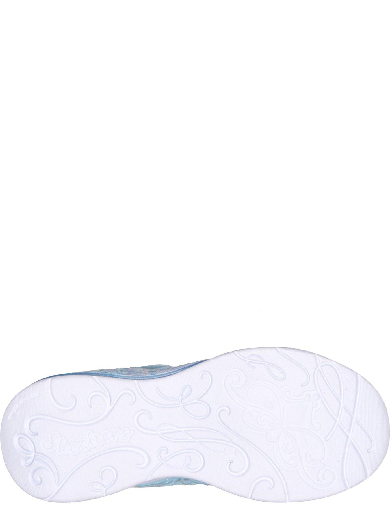 Image 5 of 5 of Skechers Girls' Princess Steps Tiara Theme Hook-and-Loop Trainers - Blue