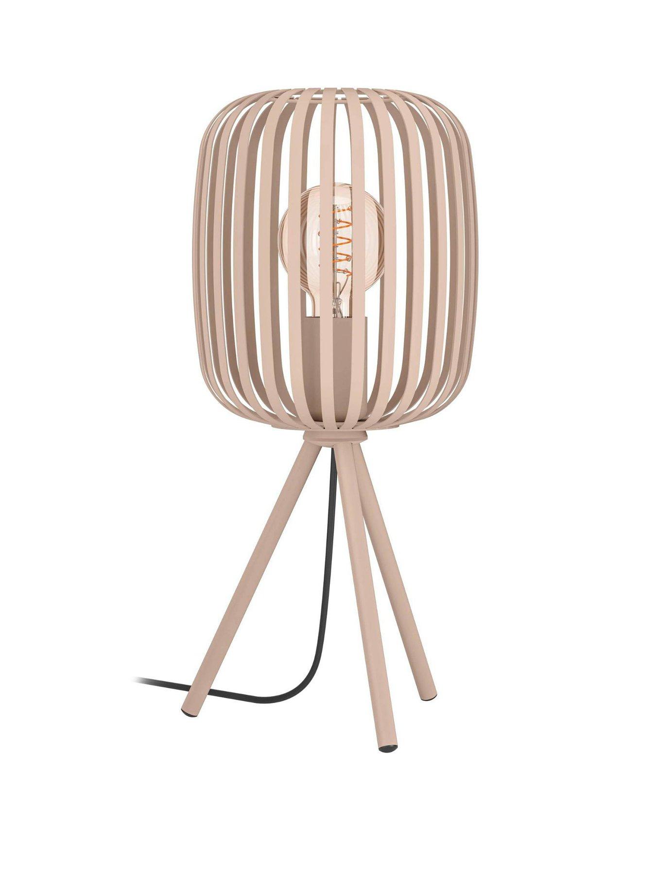 Image 2 of 4 of Eglo EGLO Romazzina Sandy-coloured Caged Table Lamp
