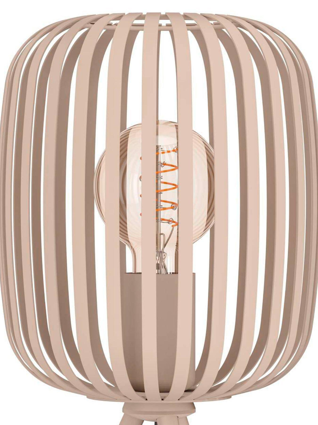 Image 4 of 4 of Eglo EGLO Romazzina Sandy-coloured Caged Table Lamp