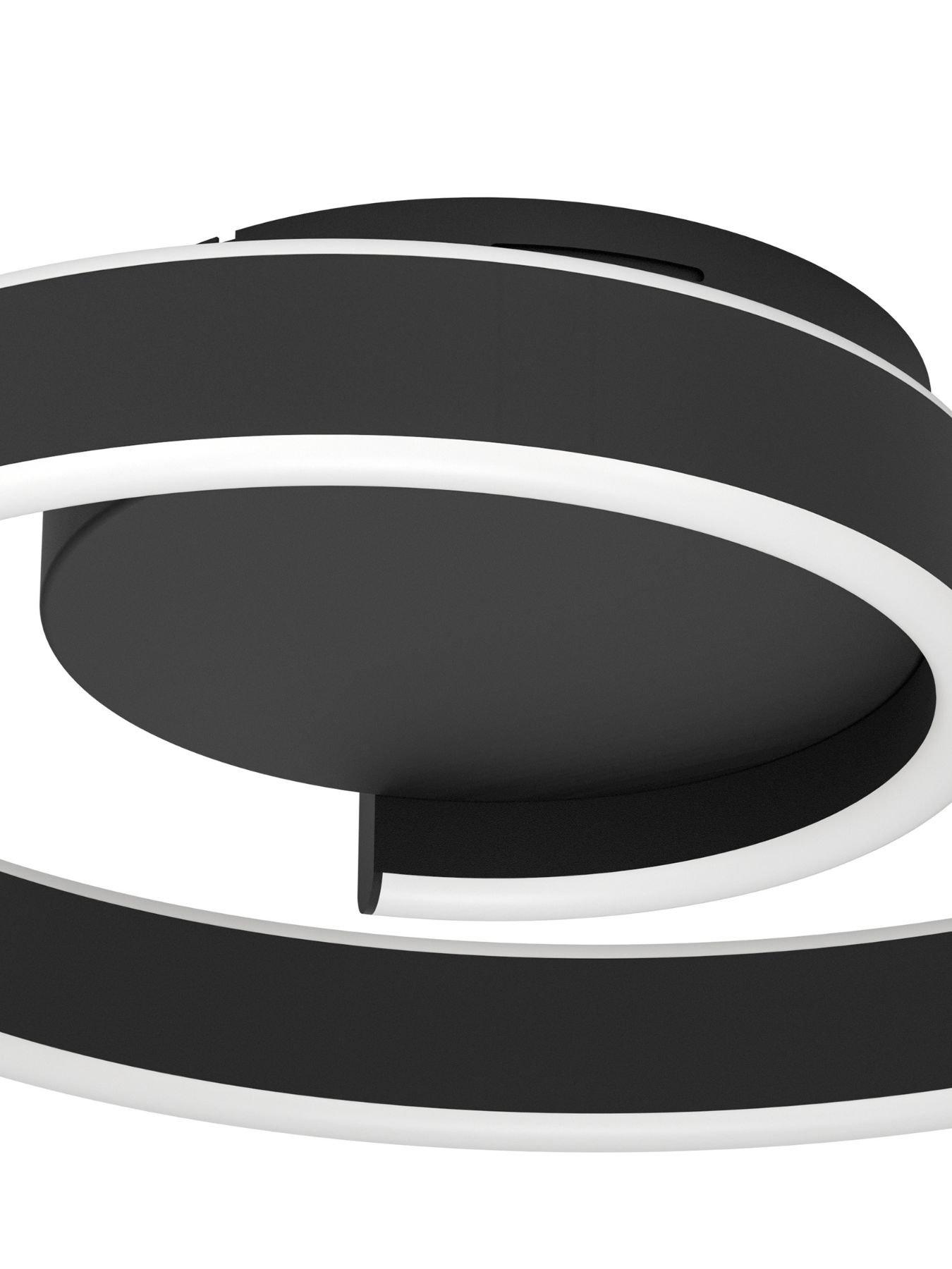Image 5 of 5 of Eglo Andabaia-Z Smart Control Aluminium & Steel LED Tuneable White Modern Ceiling Light, Black