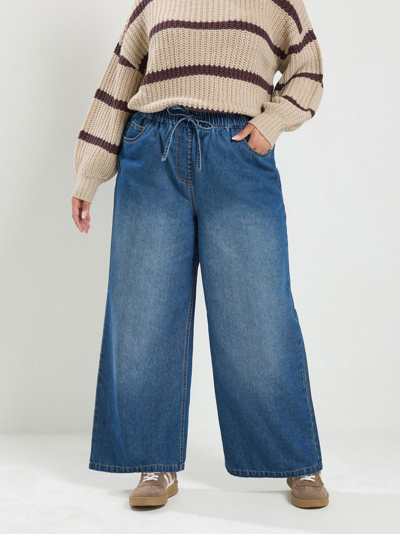 Yours Curve Pull On Jean 28"