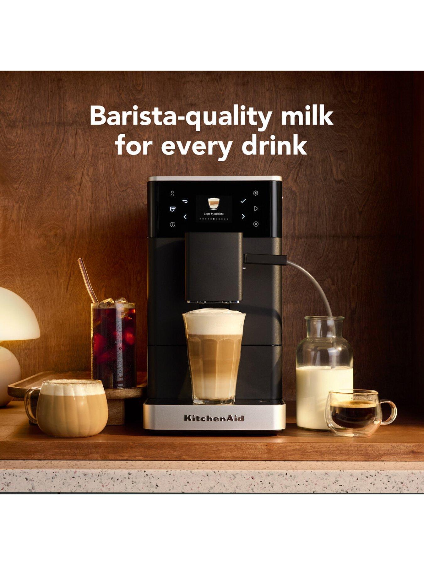 Image 4 of 7 of KitchenAid Fully Automatic Espresso Machine with Iced Coffee KF3-Matte Black