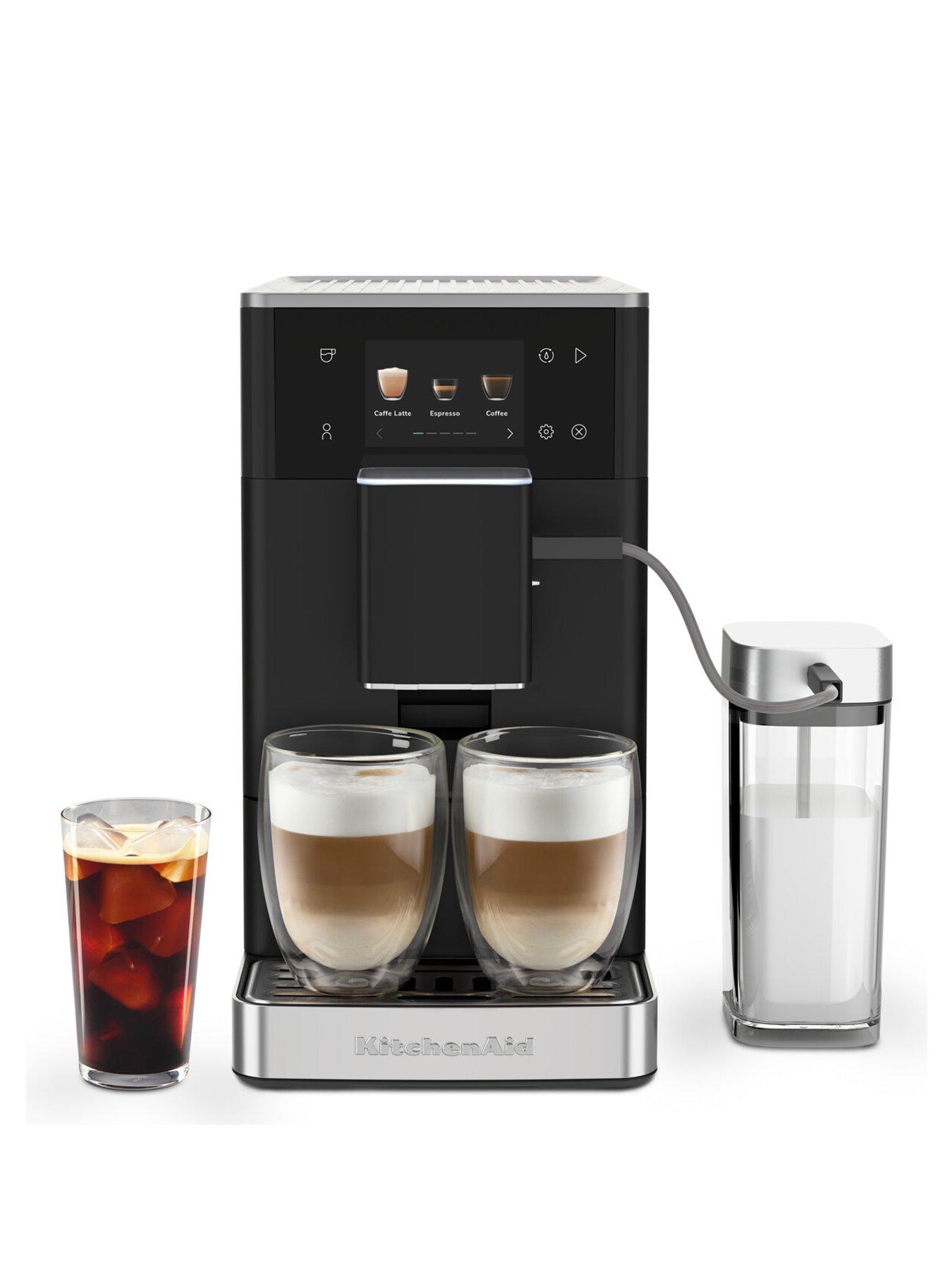 KitchenAid KF4 Fully Automatic Coffee Machine with Iced Coffee Function in Black - Image 5