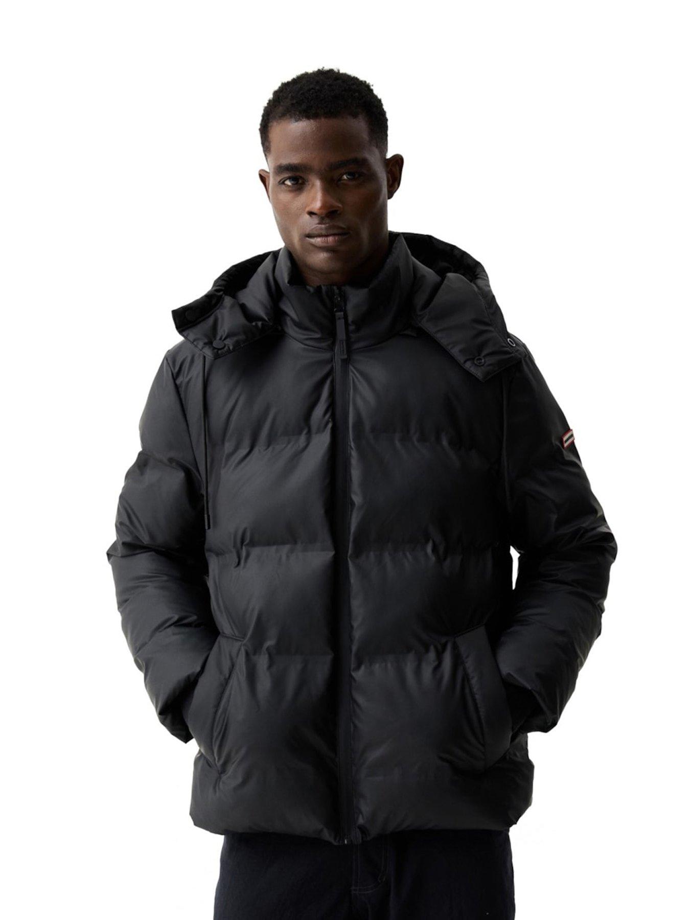 Hunter Mens Wiley Sonic Padded Jacket, Black, Size L, Men