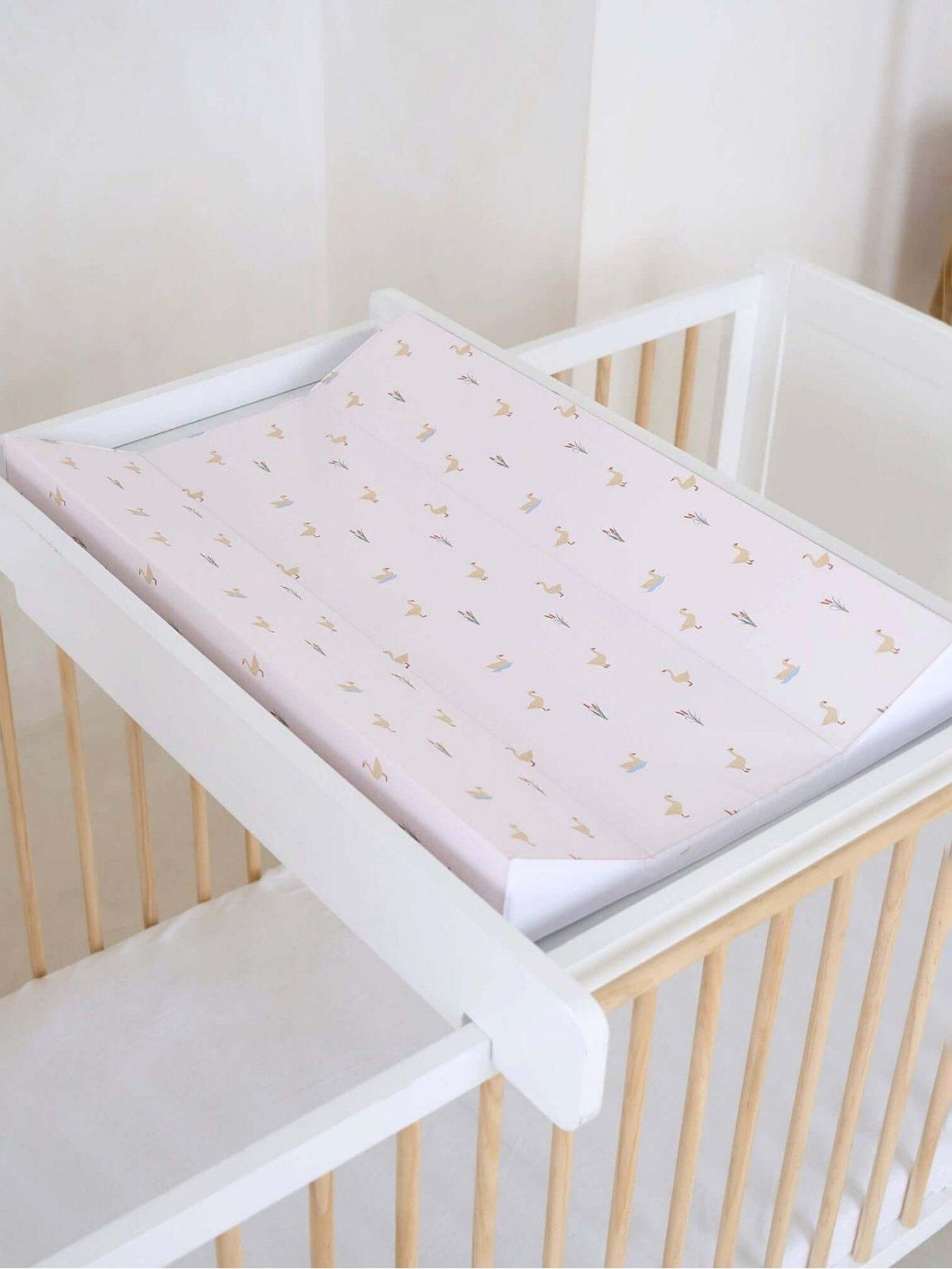 Image 1 of 5 of Clair De Lune Anti-Roll Wedge Changing Mat and Foldable Travel Changing Mat - Duckling