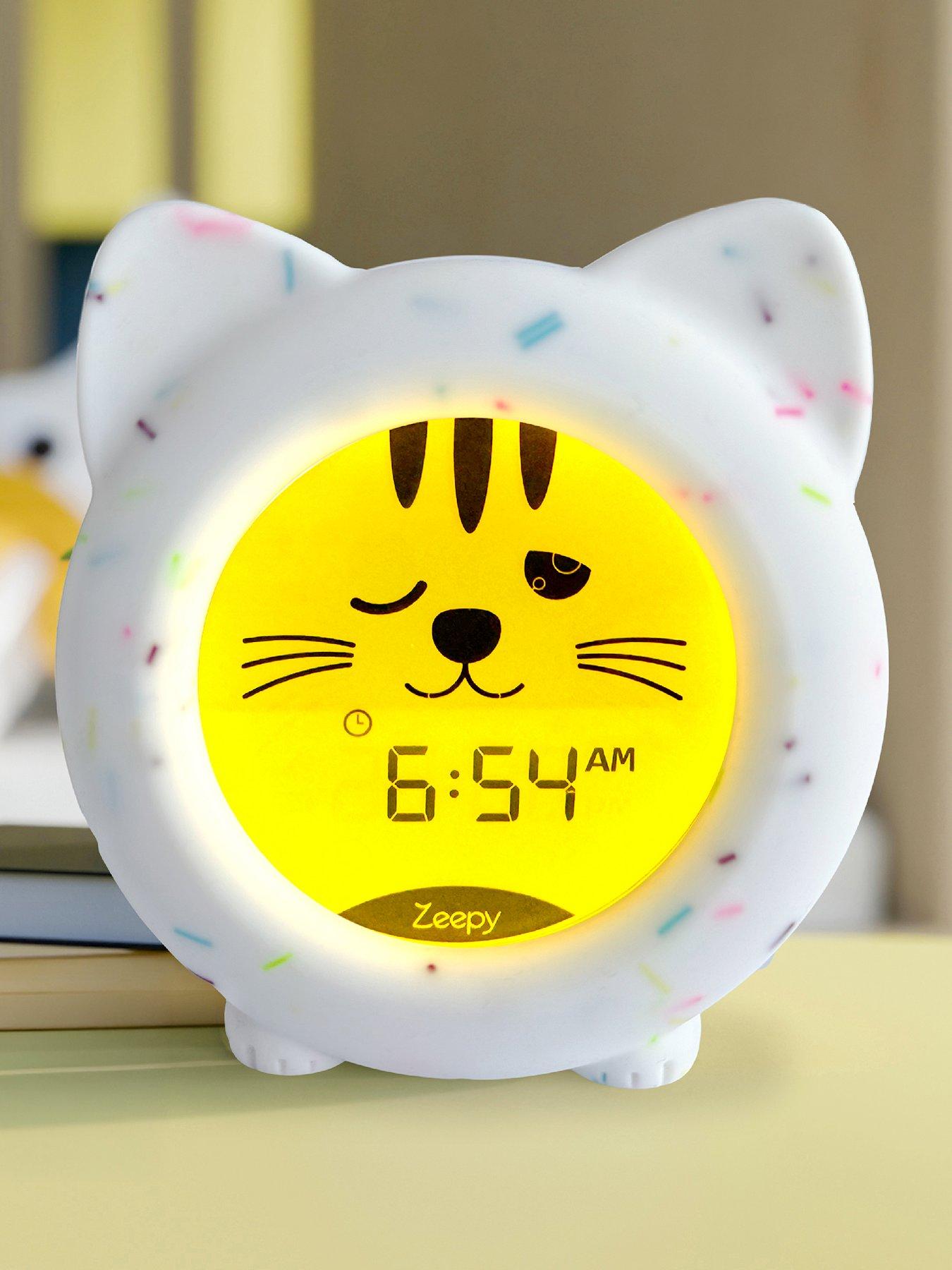 Image 2 of 8 of Zeepy 4 Phase Sleep Trainer Clock - Kip the Kitty