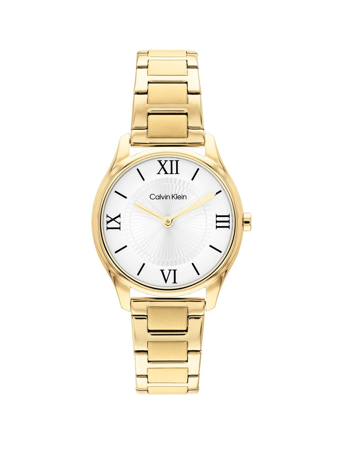 Image 1 of 3 of Calvin Klein Women's Sculpted Essentials Gold Plated Watch