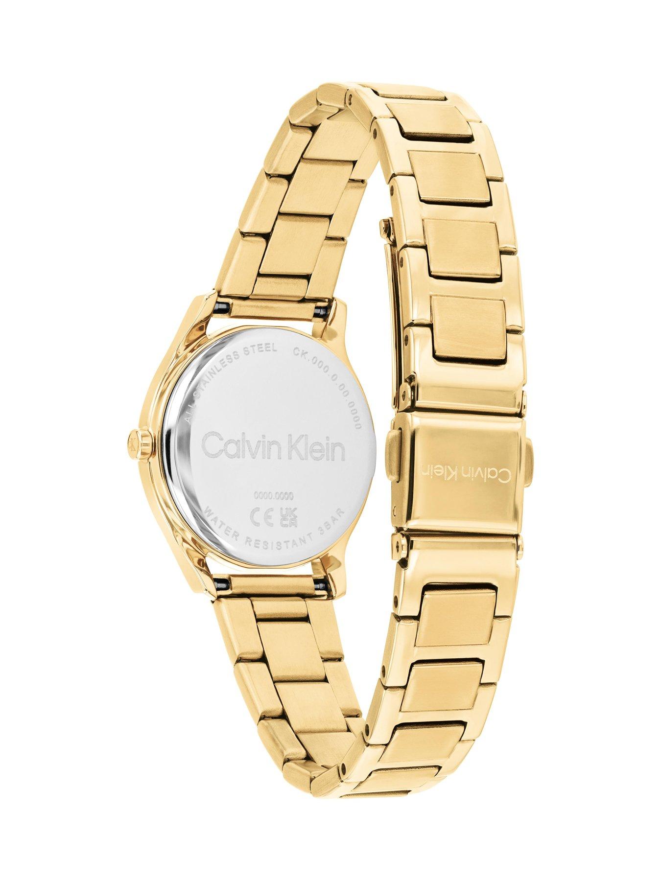 Image 3 of 3 of Calvin Klein Women's Sculpted Essentials Gold Plated Watch